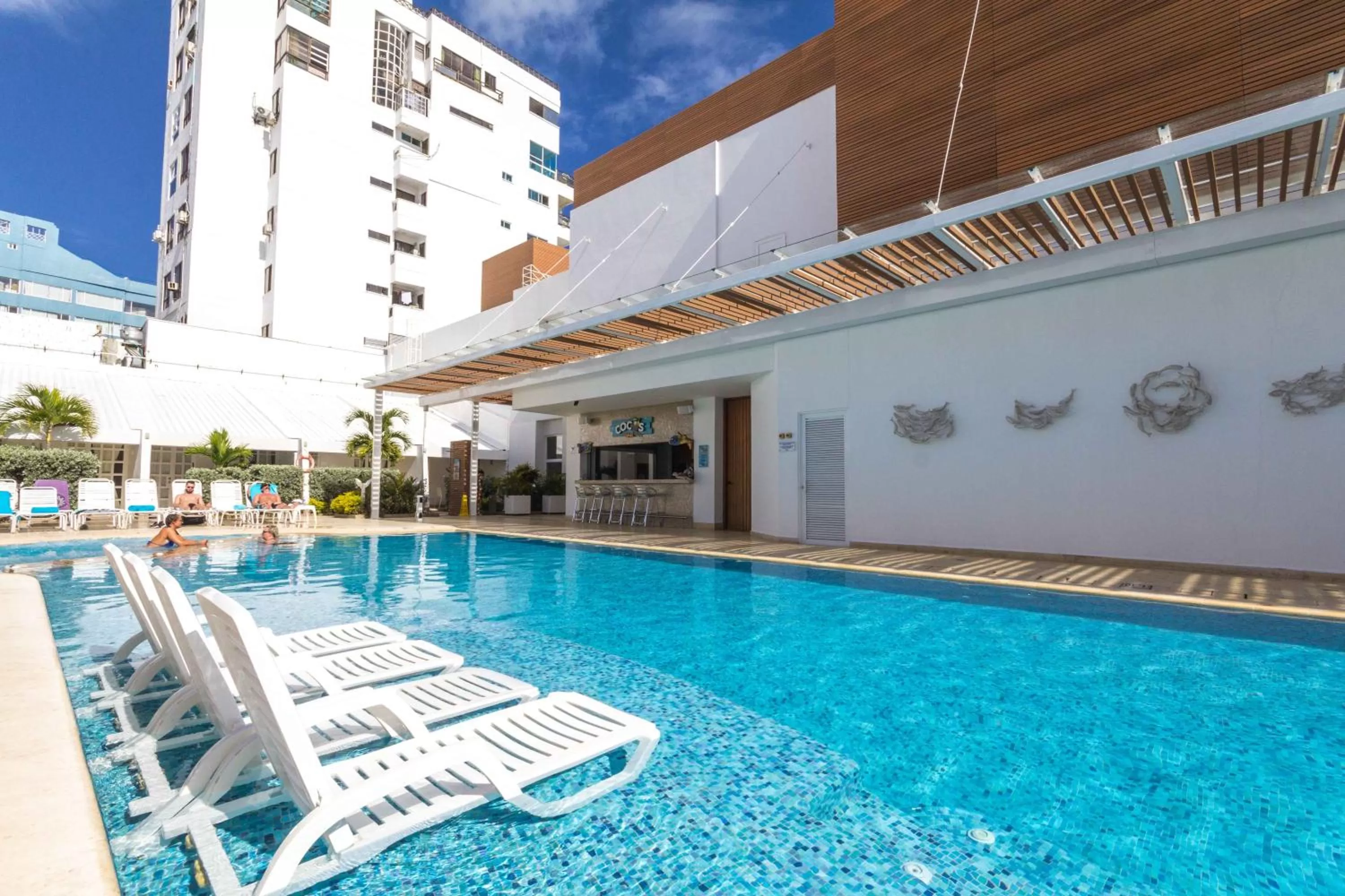 Swimming pool in Hotel Casablanca