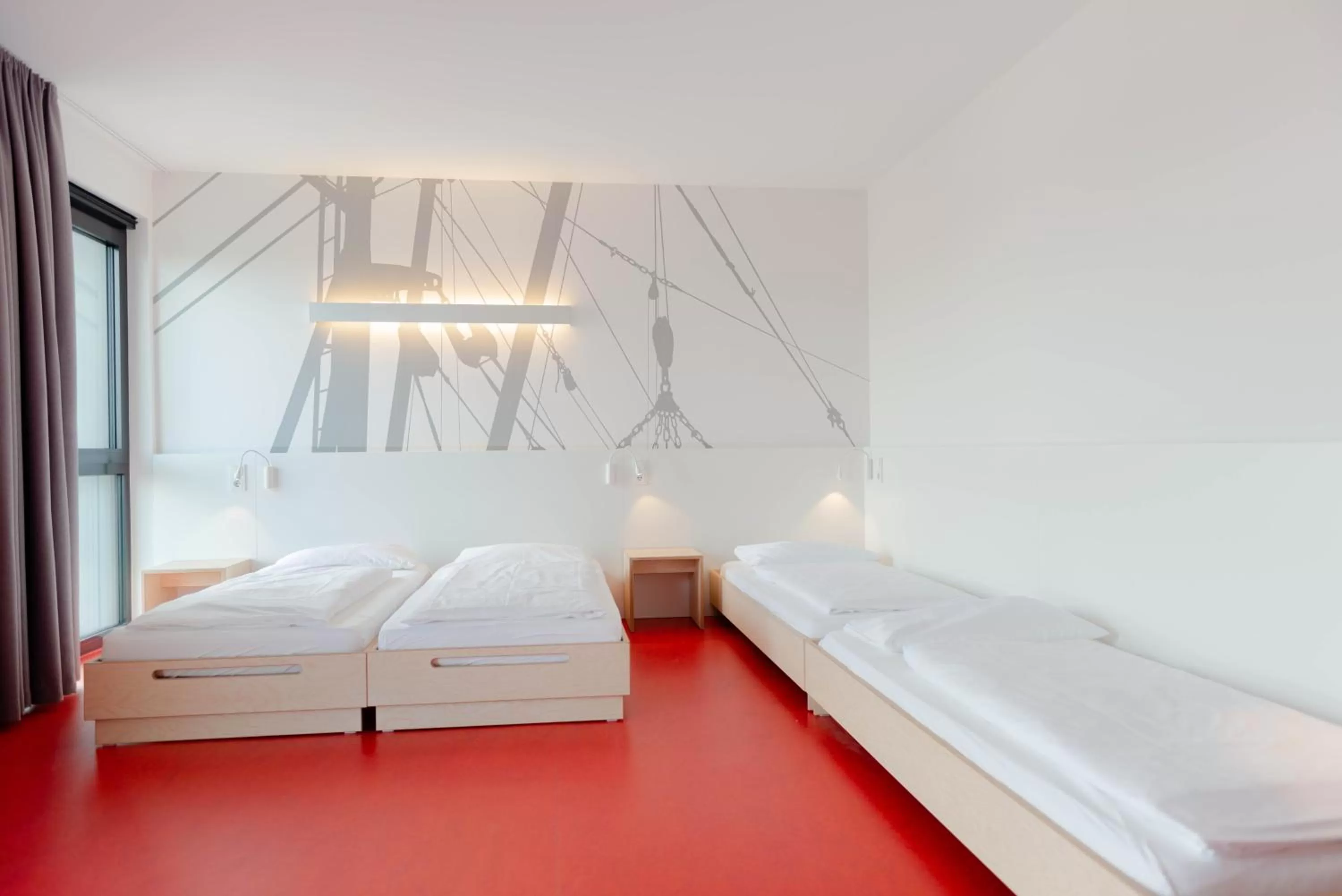 Bed in havenhostel Cuxhaven