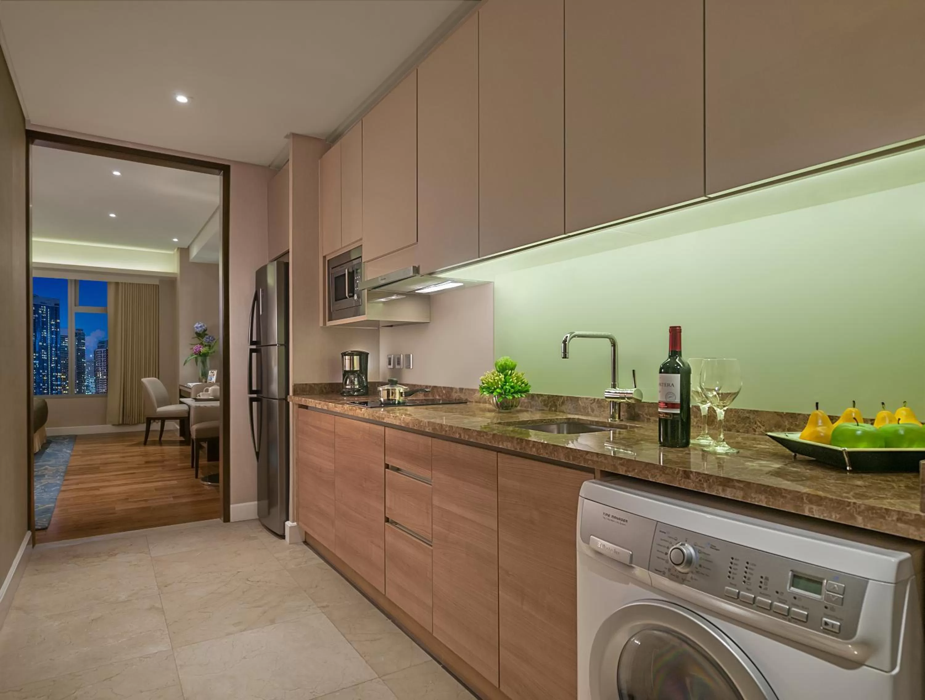 Kitchen or kitchenette in Ascott Bonifacio Global City Manila