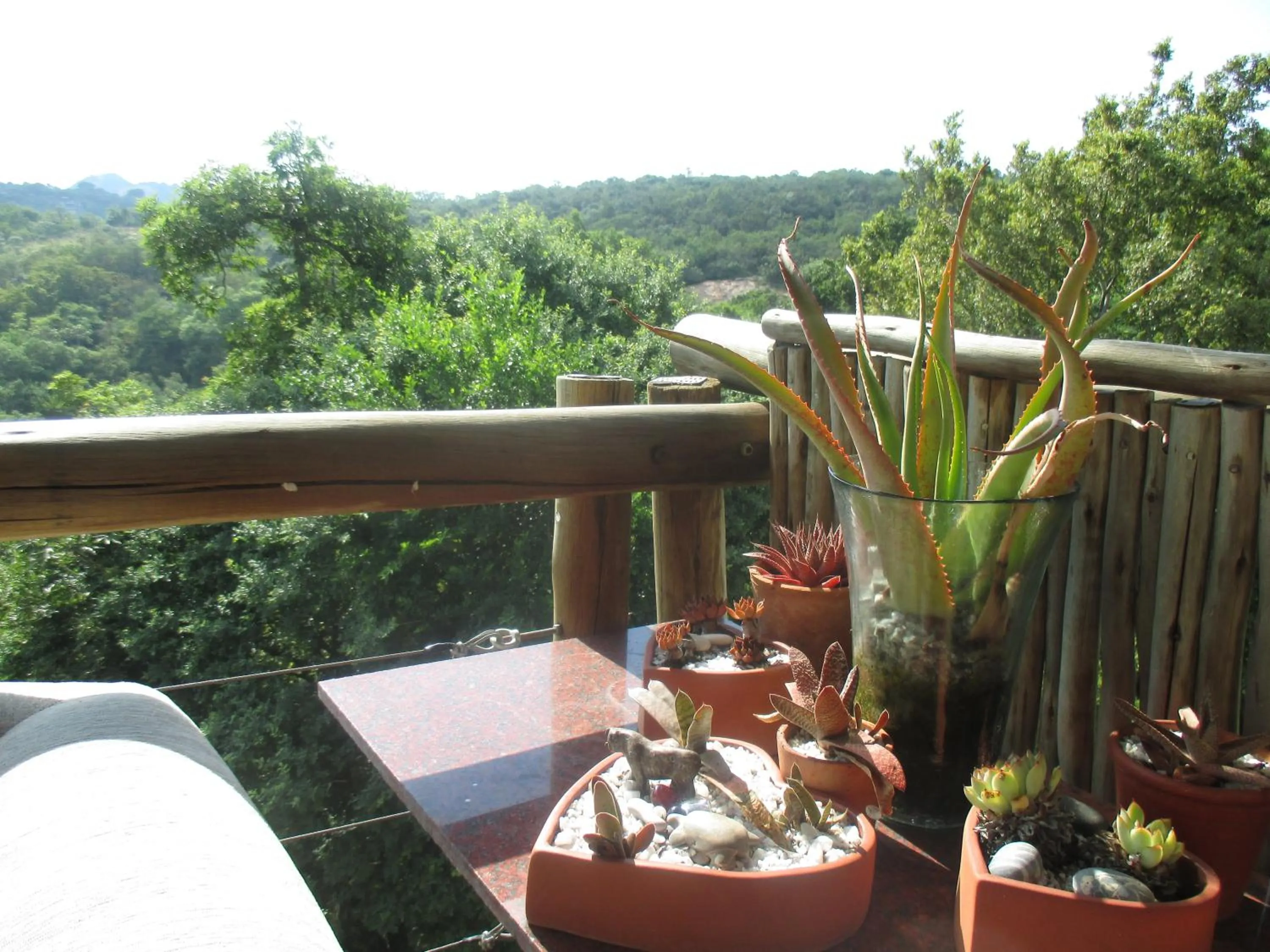 Balcony/Terrace in Utopia in Africa Guest Villa