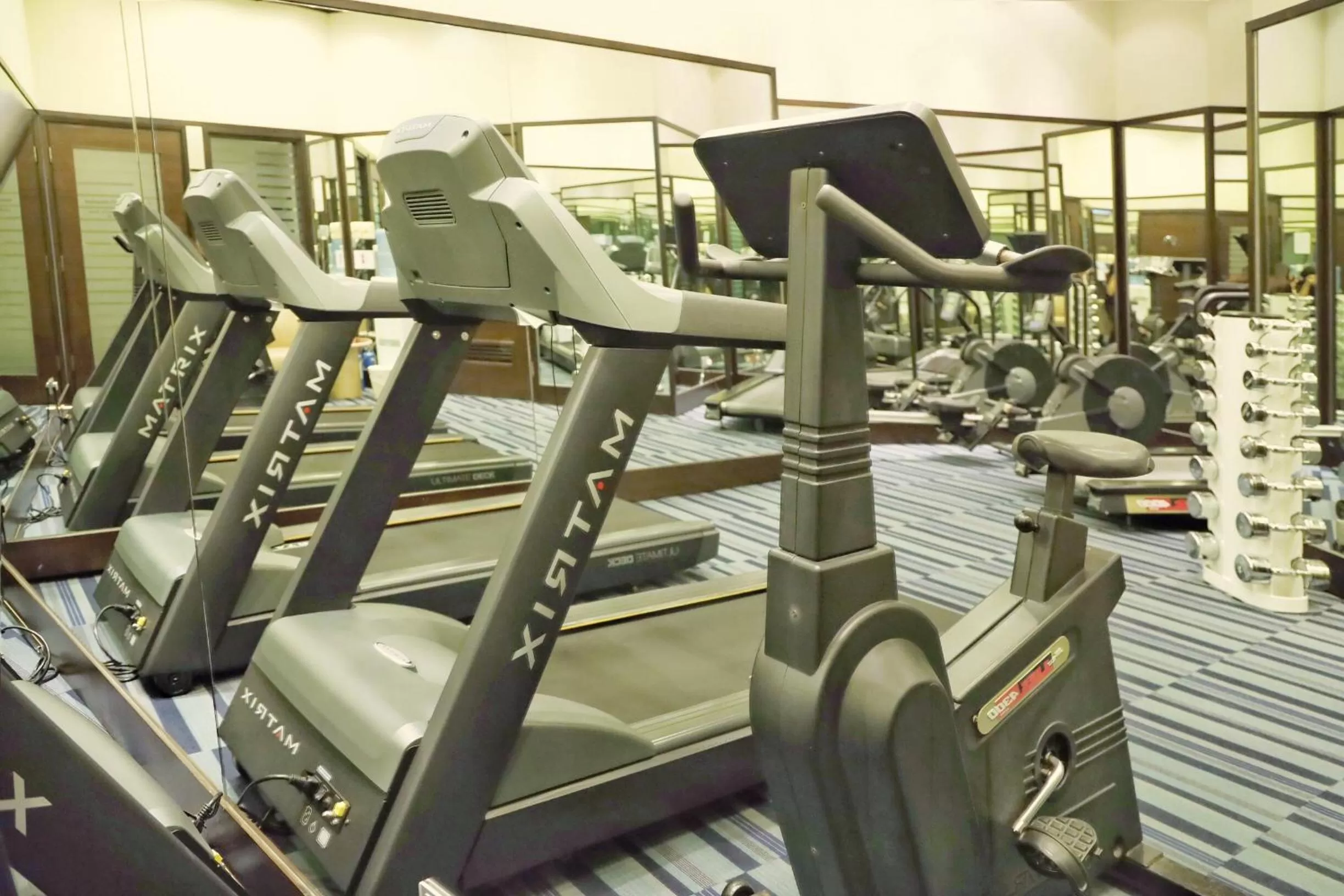Fitness centre/facilities in South Pacific Hotel