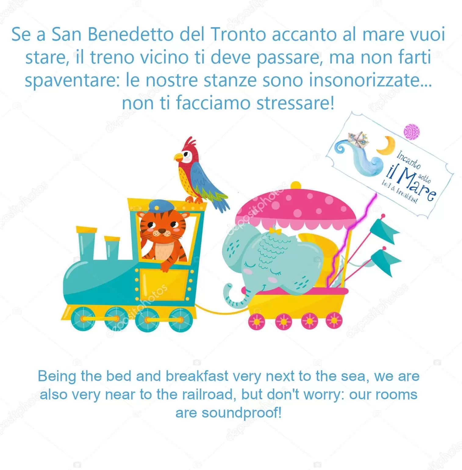 Area and facilities in B&B Incanto sotto il mare