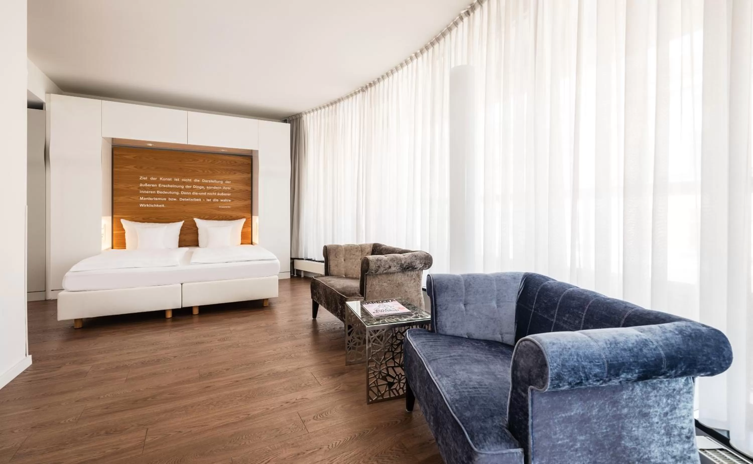 Bed in Art Hotel City Leipzig