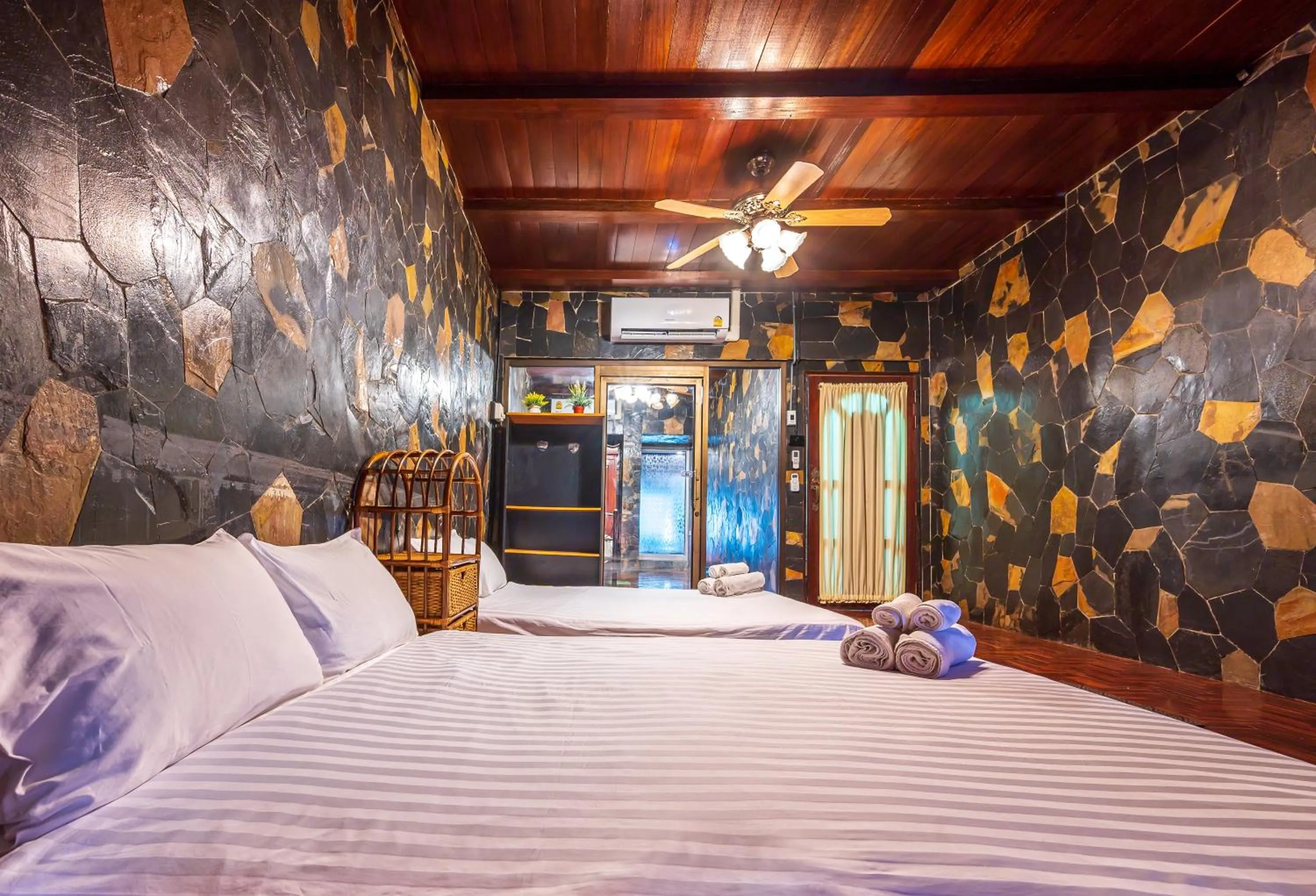 Bed in Blue Dream Guesthouse