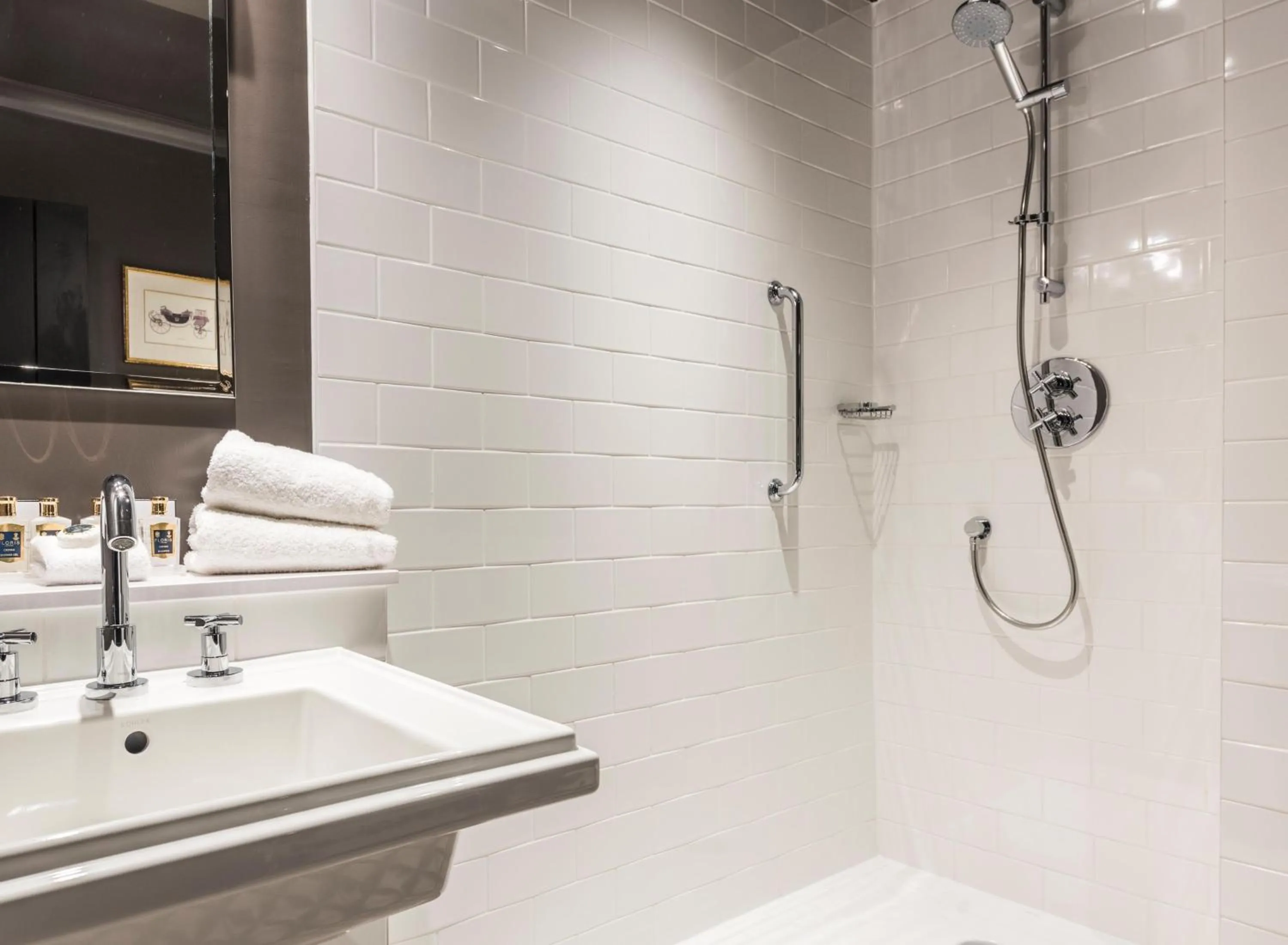 Bathroom in The Lygon Arms - an Iconic Luxury Hotel