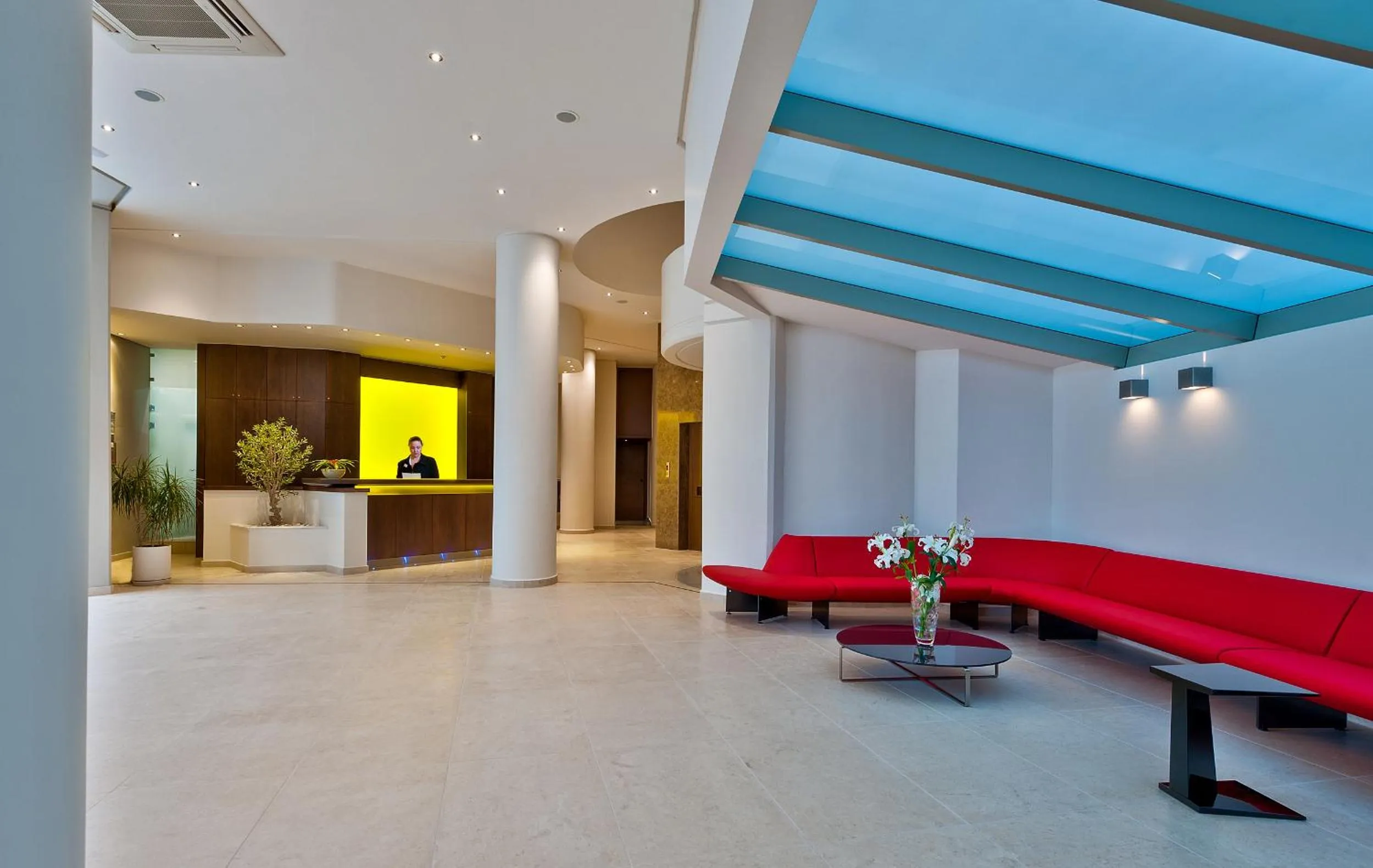 Lobby or reception in Kriti Beach Hotel