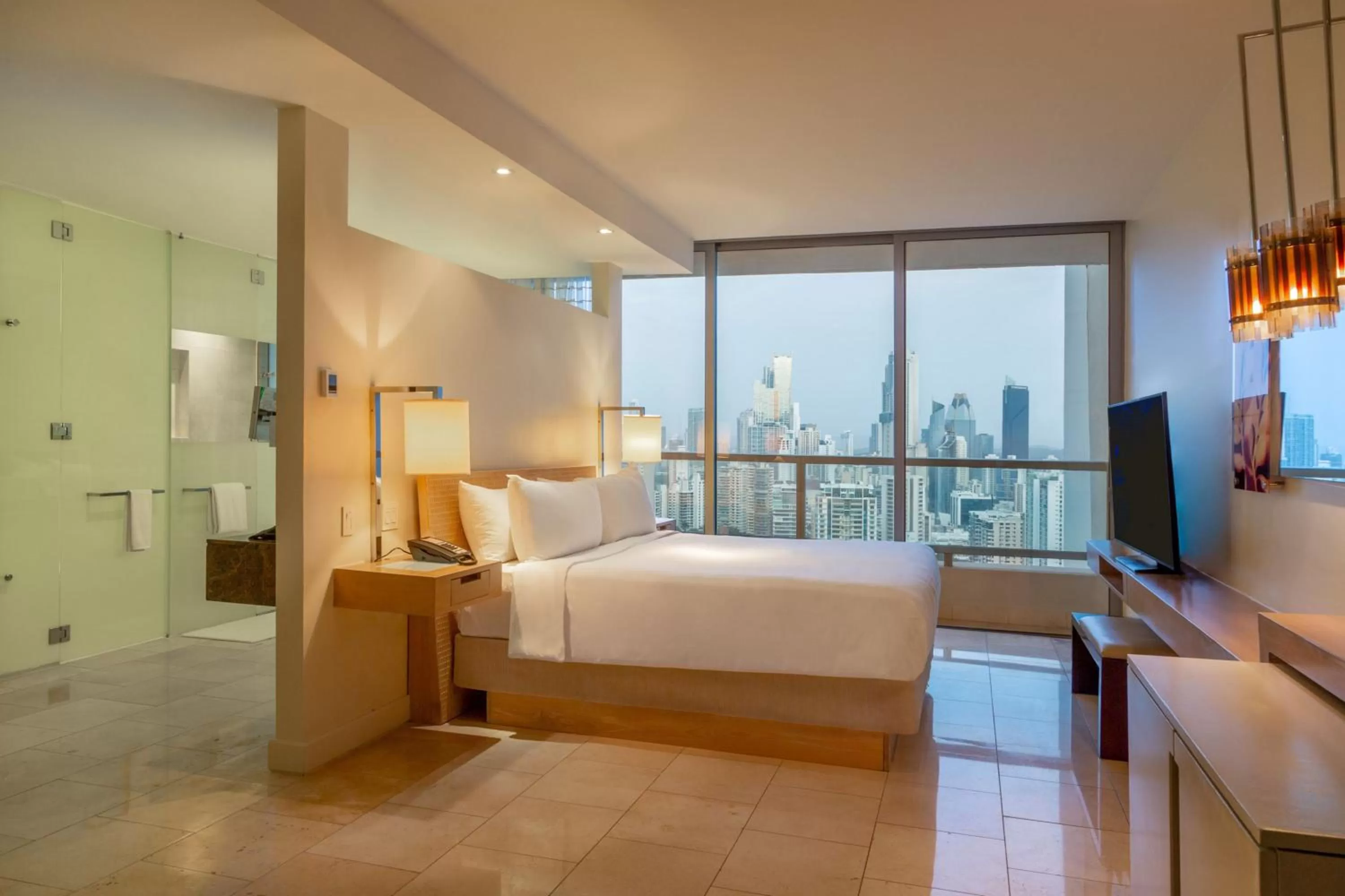 Photo of the whole room, Bed in JW Marriott Panama