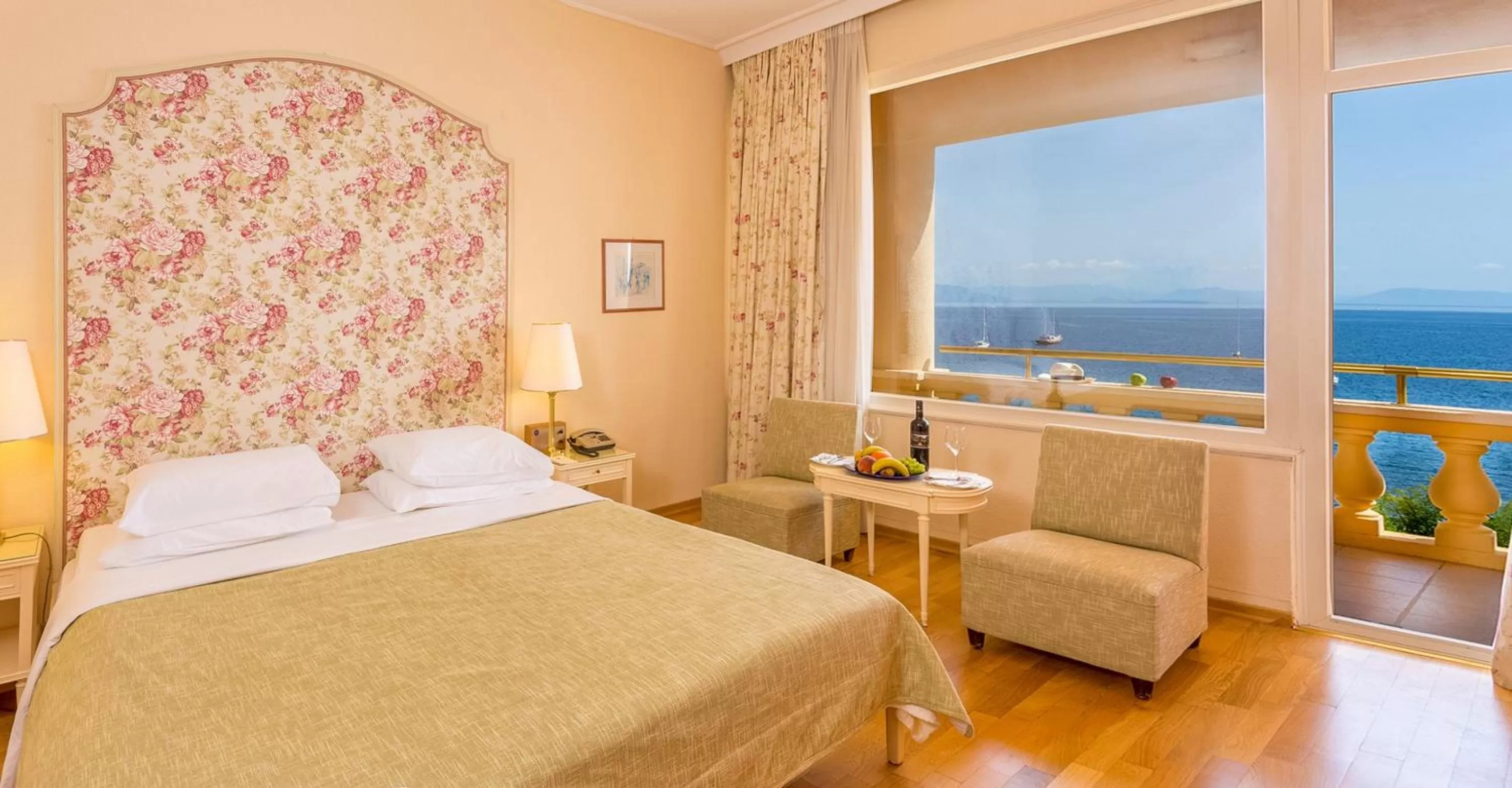 Standard Double or Twin Room with Sea View in Corfu Palace Hotel