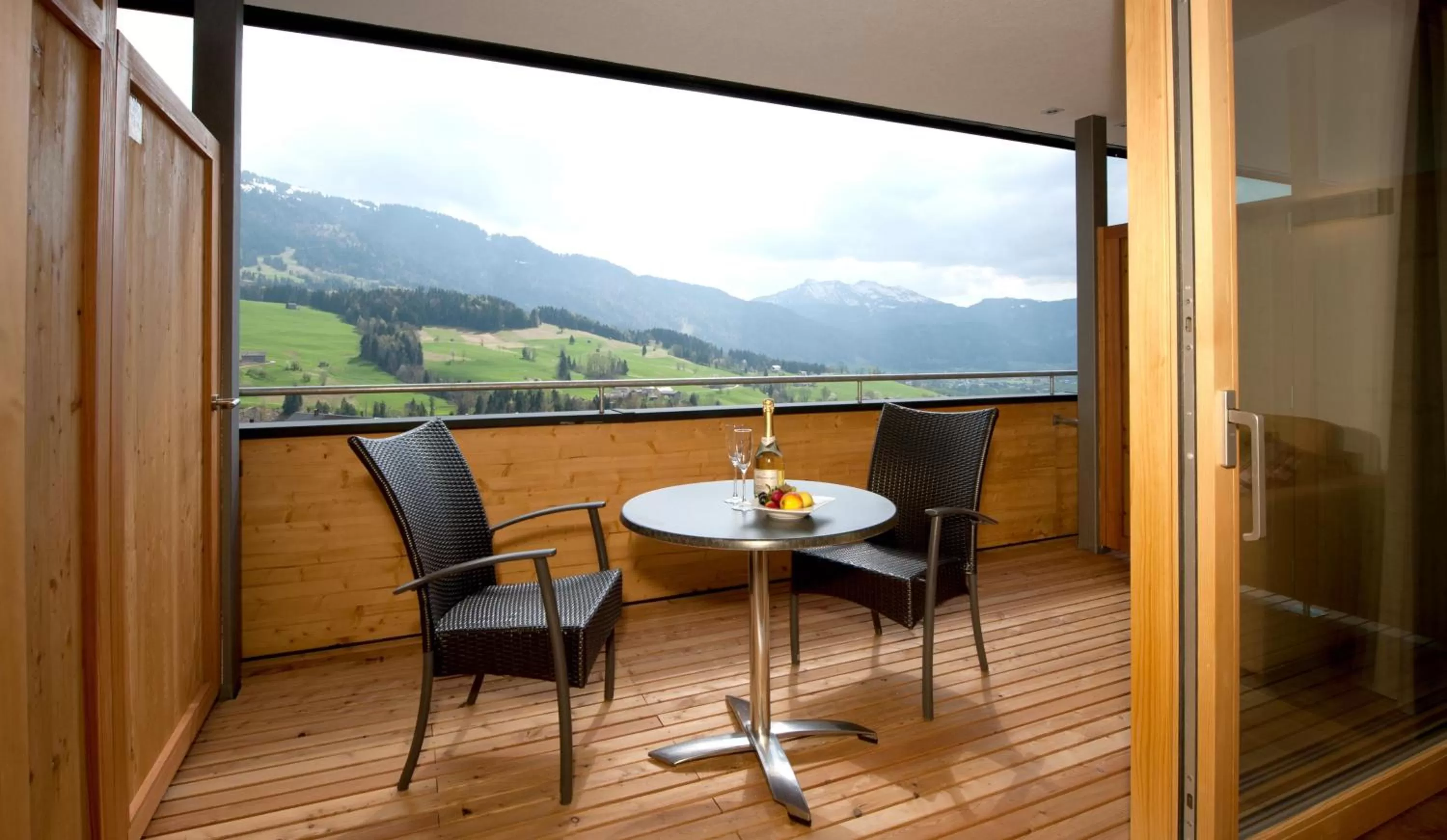 Balcony/Terrace in St Hubertus BnB