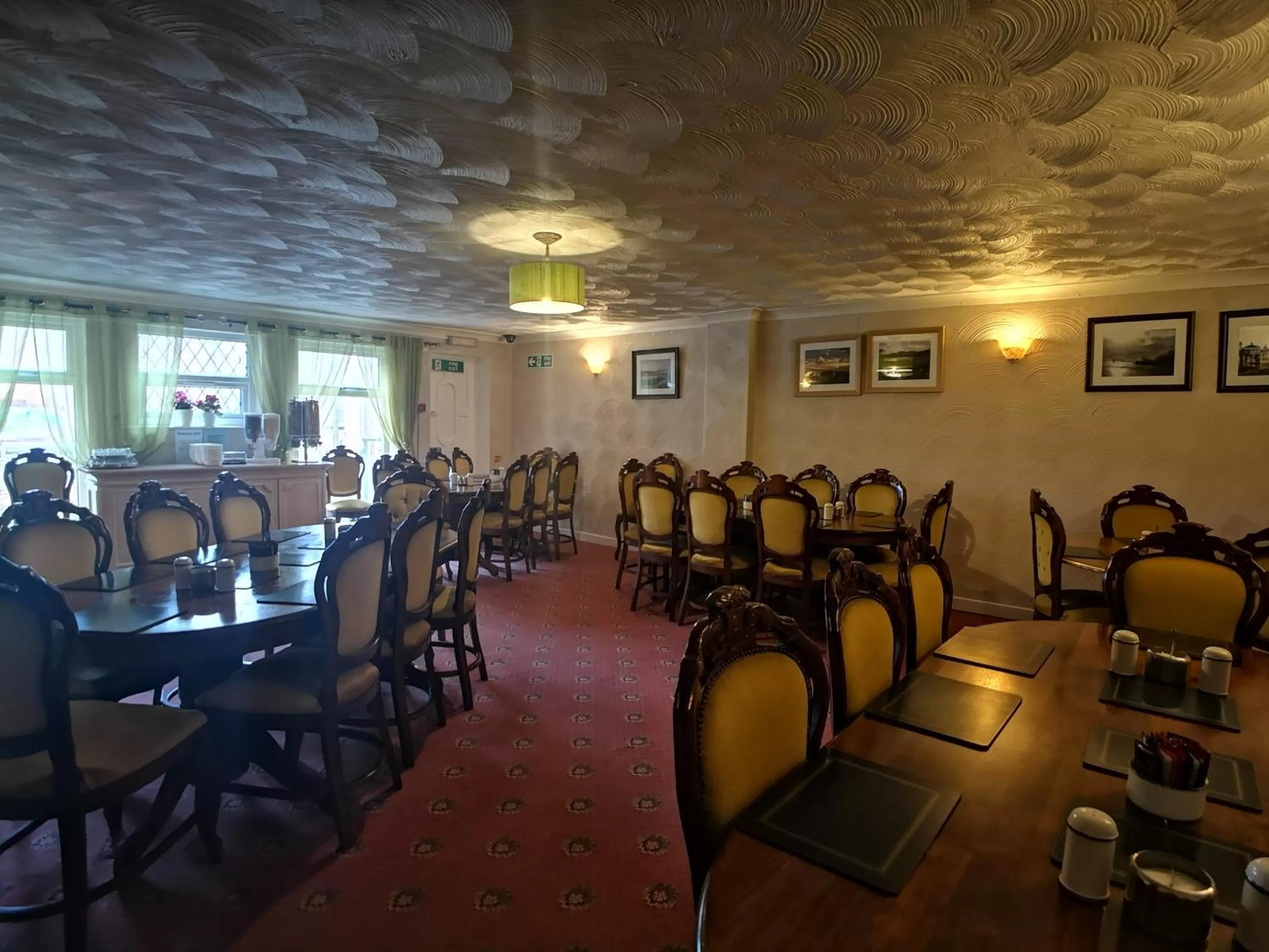 Dining area in The Hopton Hotel