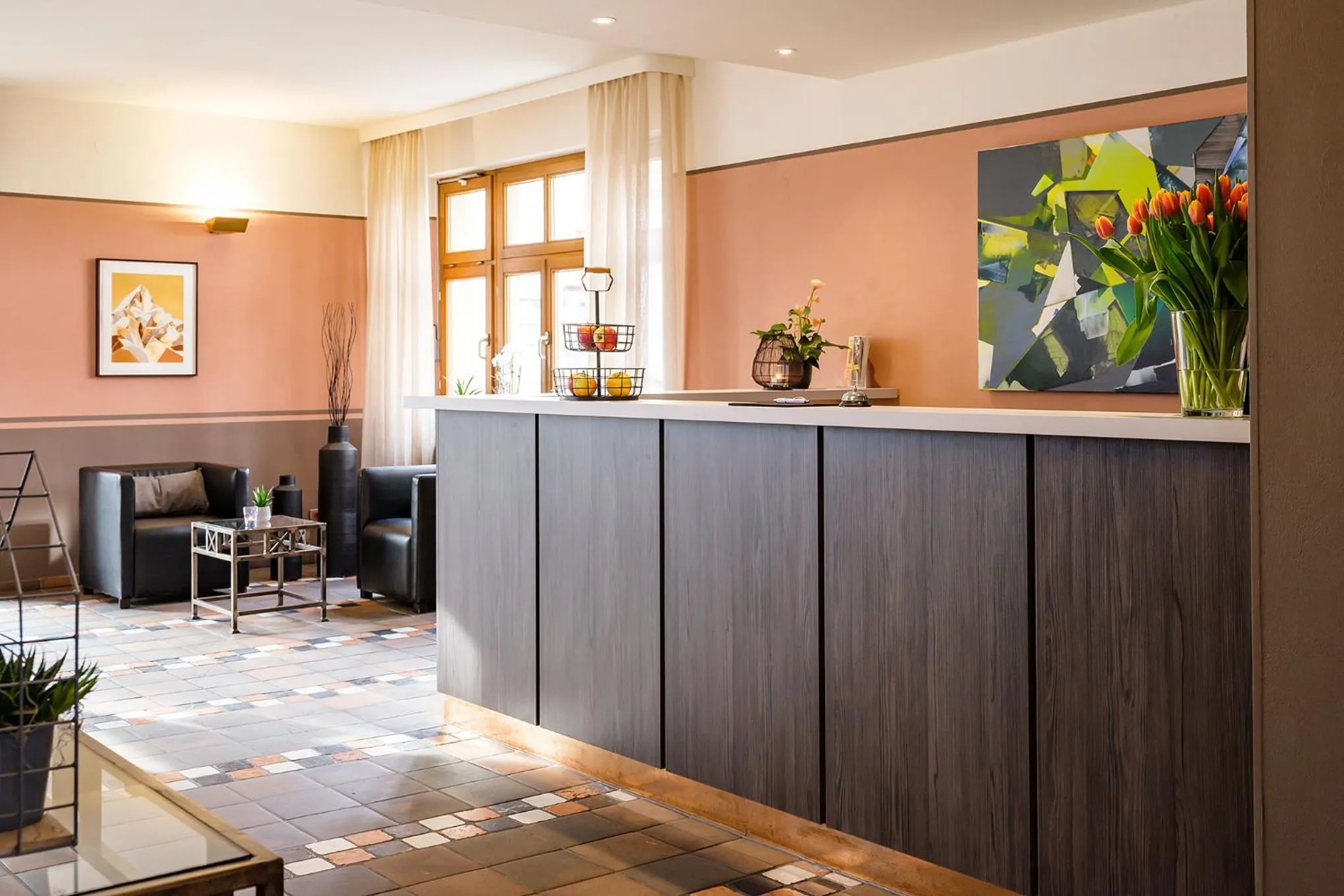 Lobby or reception in Hotel Arminius