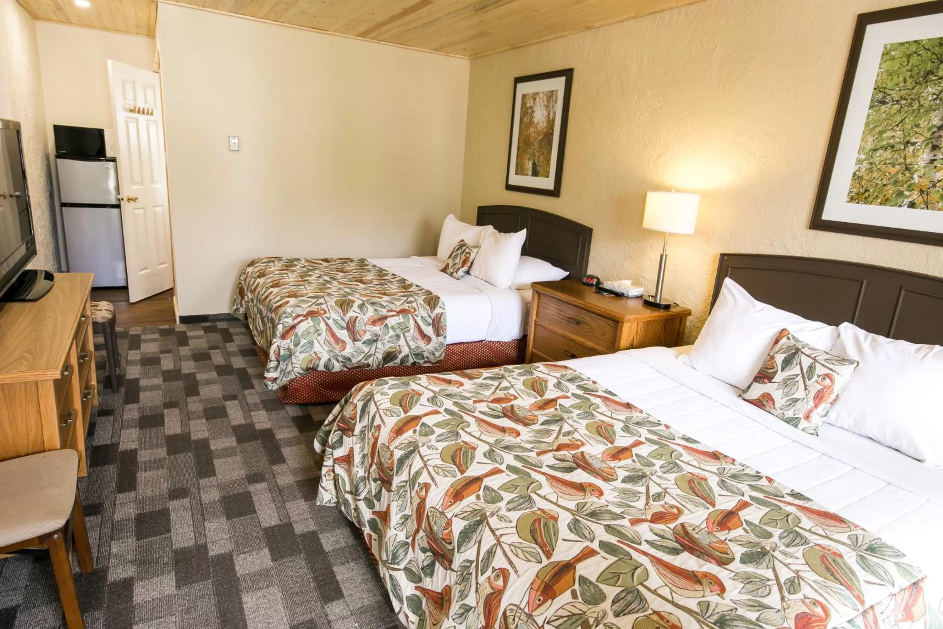 Photo of the whole room, Bed in Crystal Springs Lodge