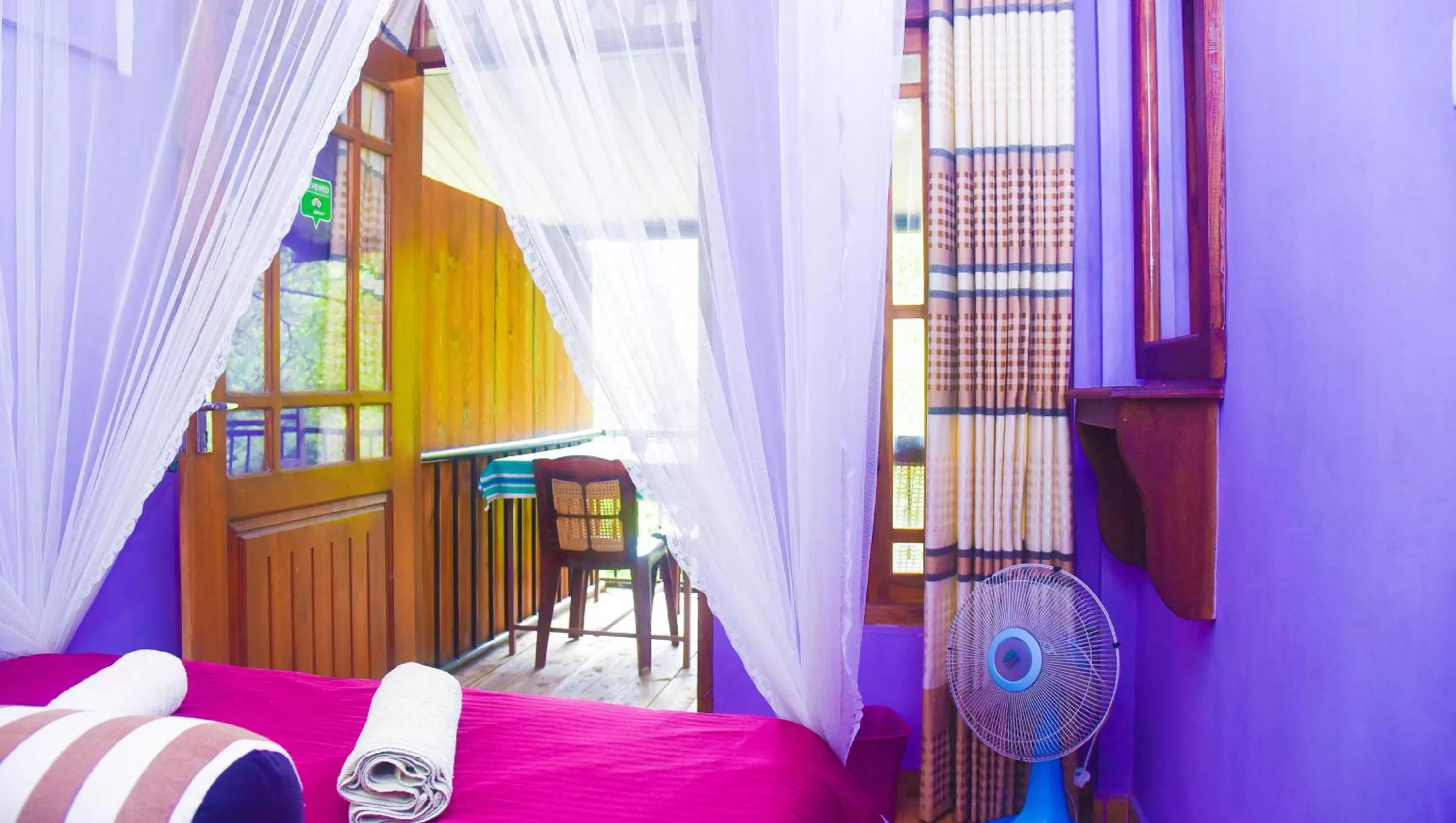 Bed in Madushanka Resort