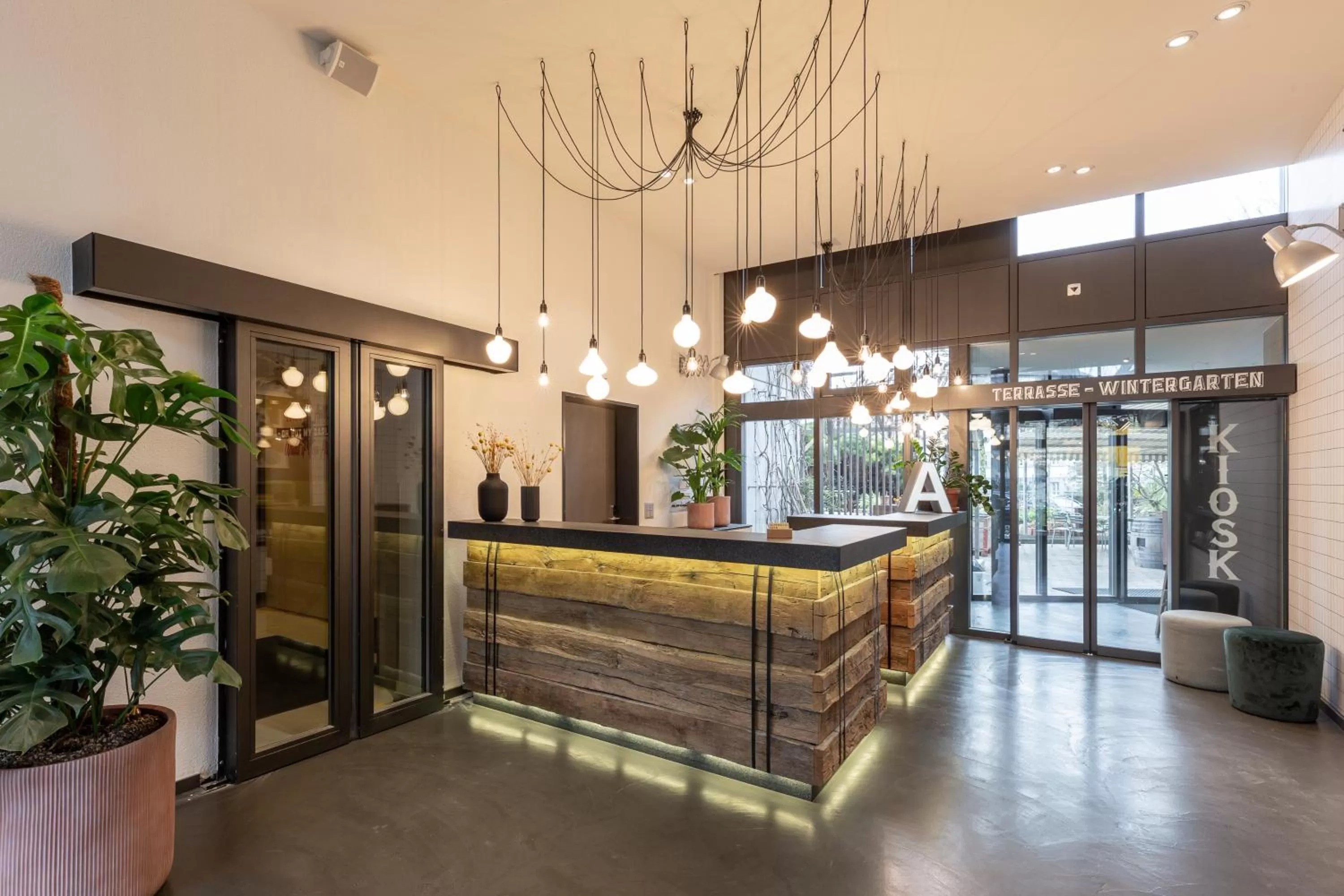 Lobby or reception in Alpenblick Bern - kind of a hotel