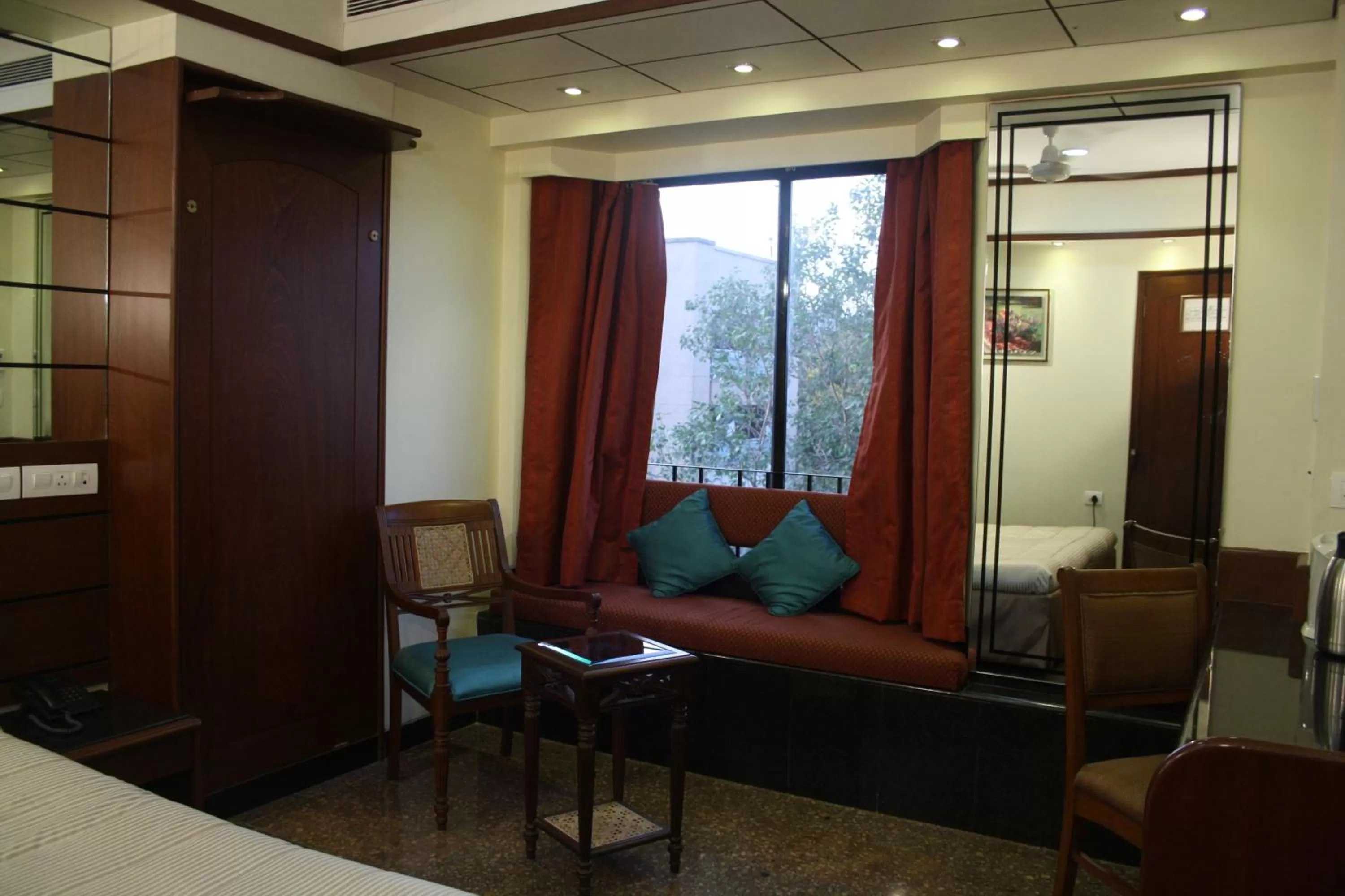 Seating area in Hotel Karl Residency