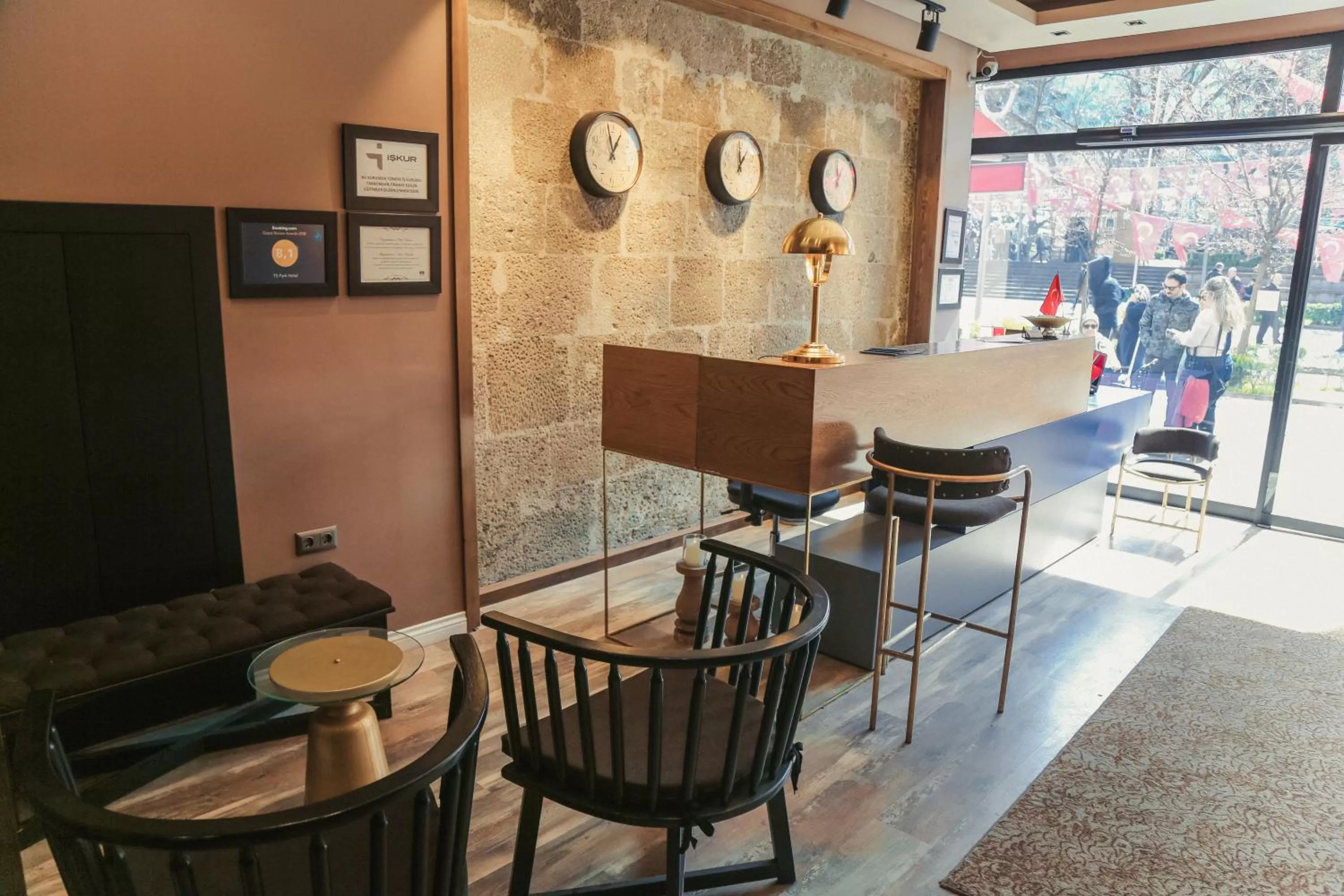 Lobby or reception in TS Park Hotel