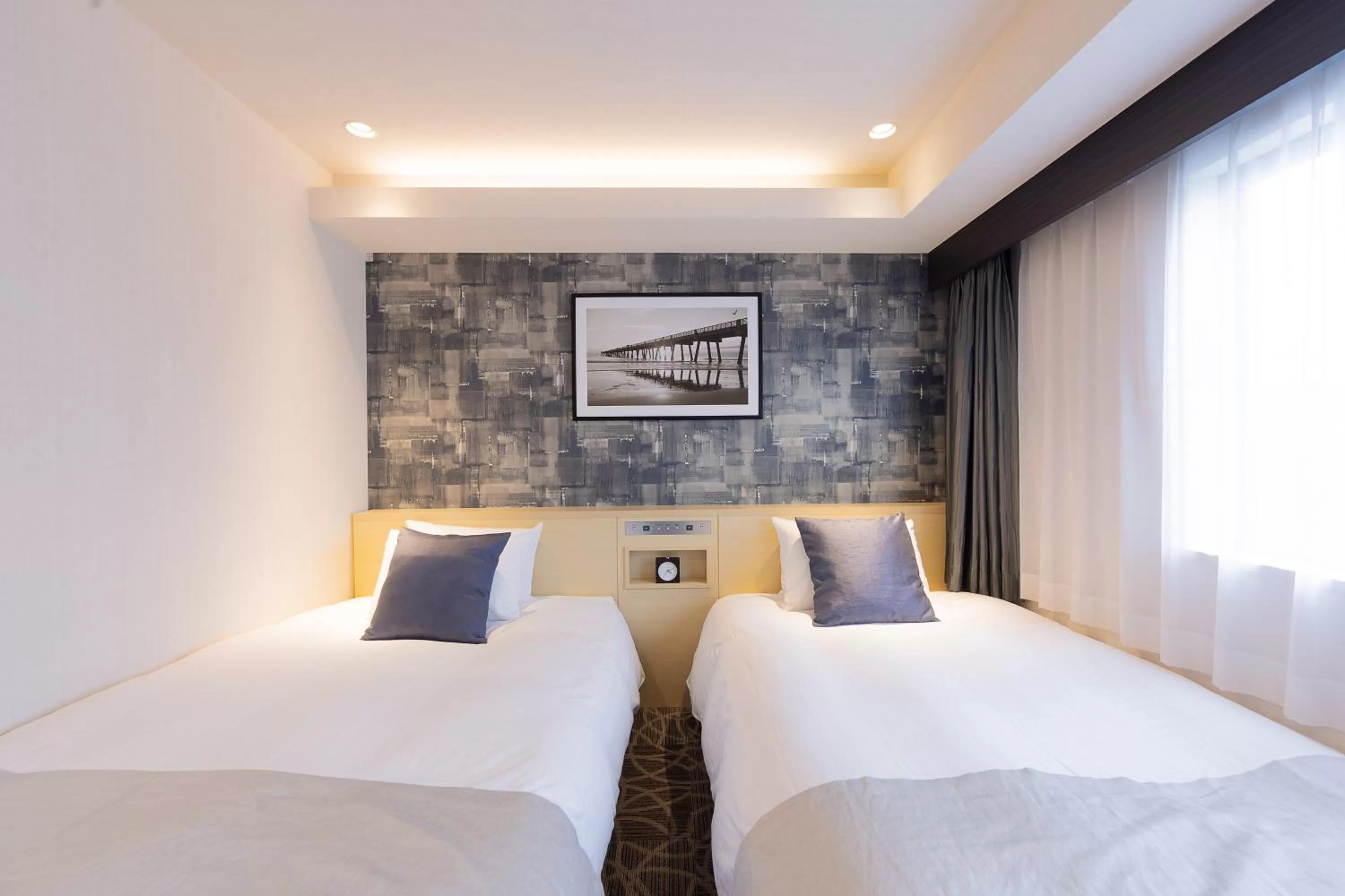 Bed in Hotel Actel Nagoya Nishiki