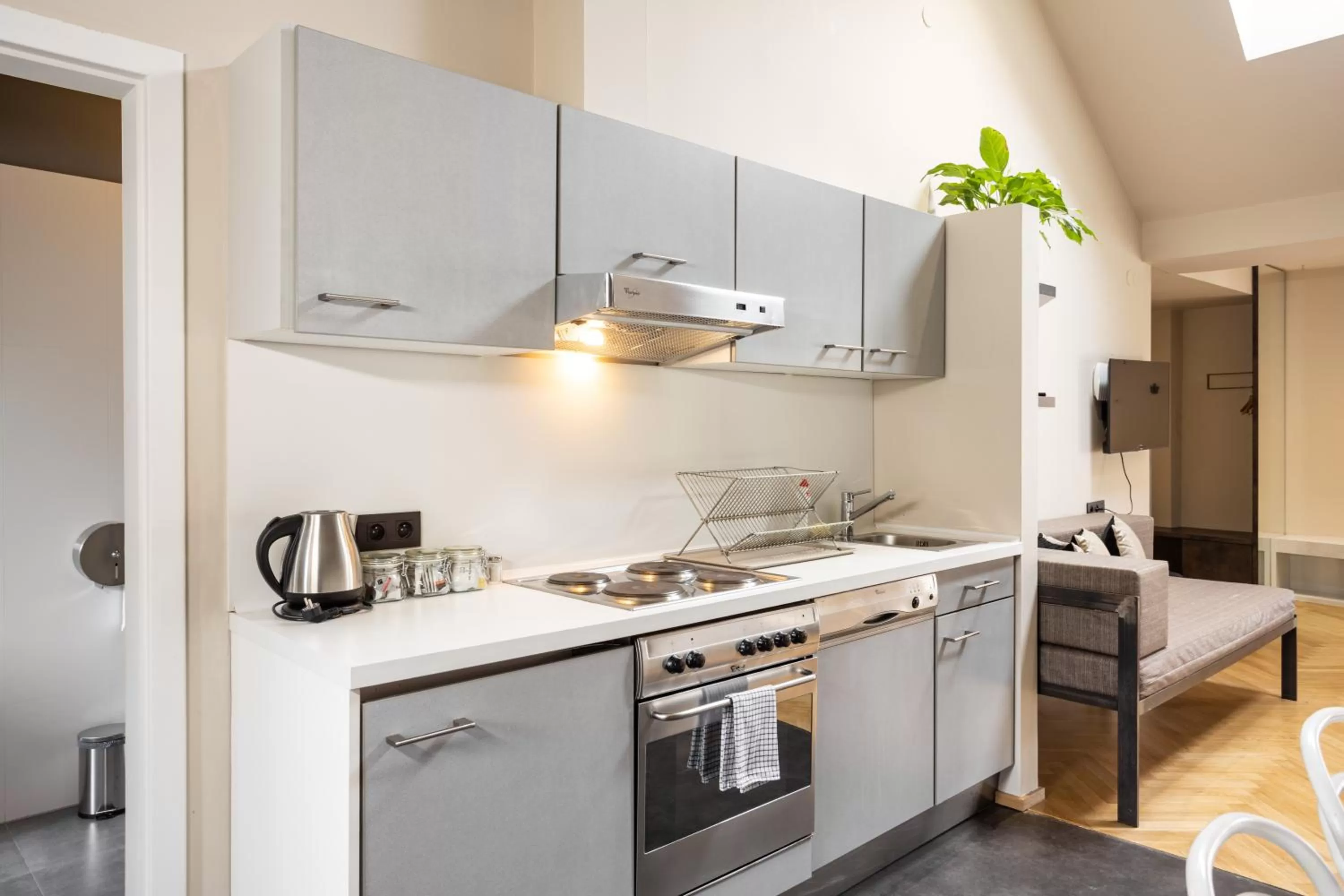 kitchen in Sophie's Hostel