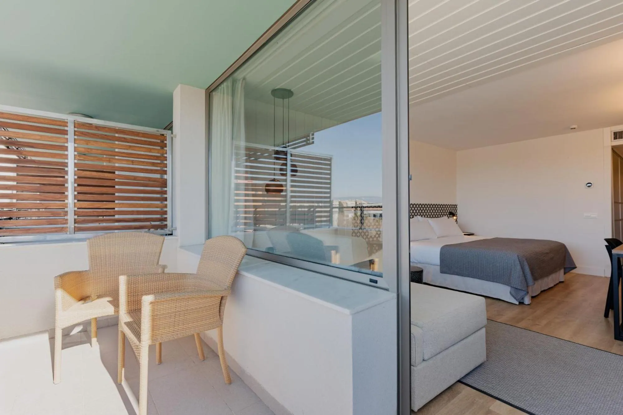 Balcony/Terrace, Bed in Magnolia Hotel - Adults Only