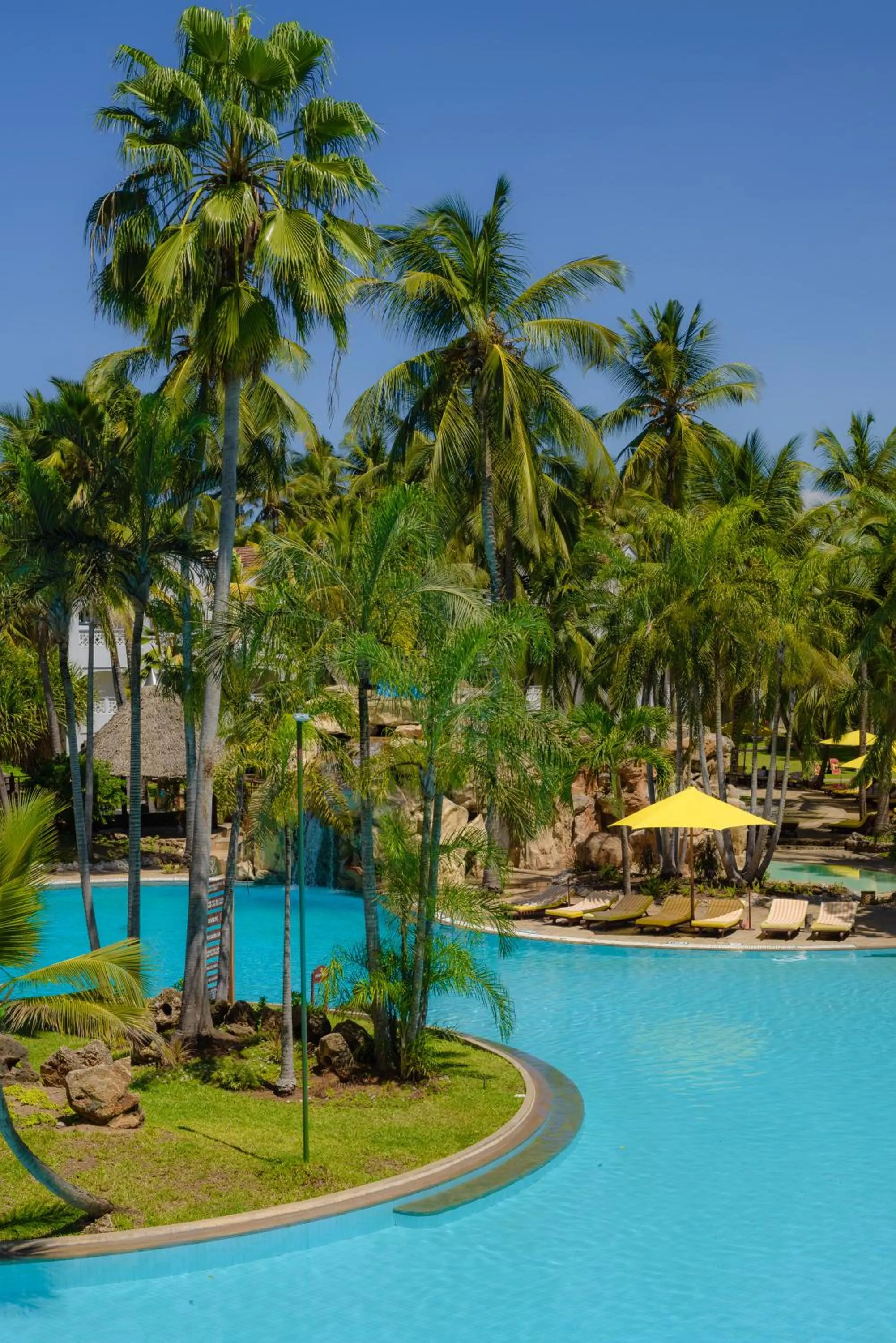 Pool view in Sarova Whitesands Beach Resort & Spa