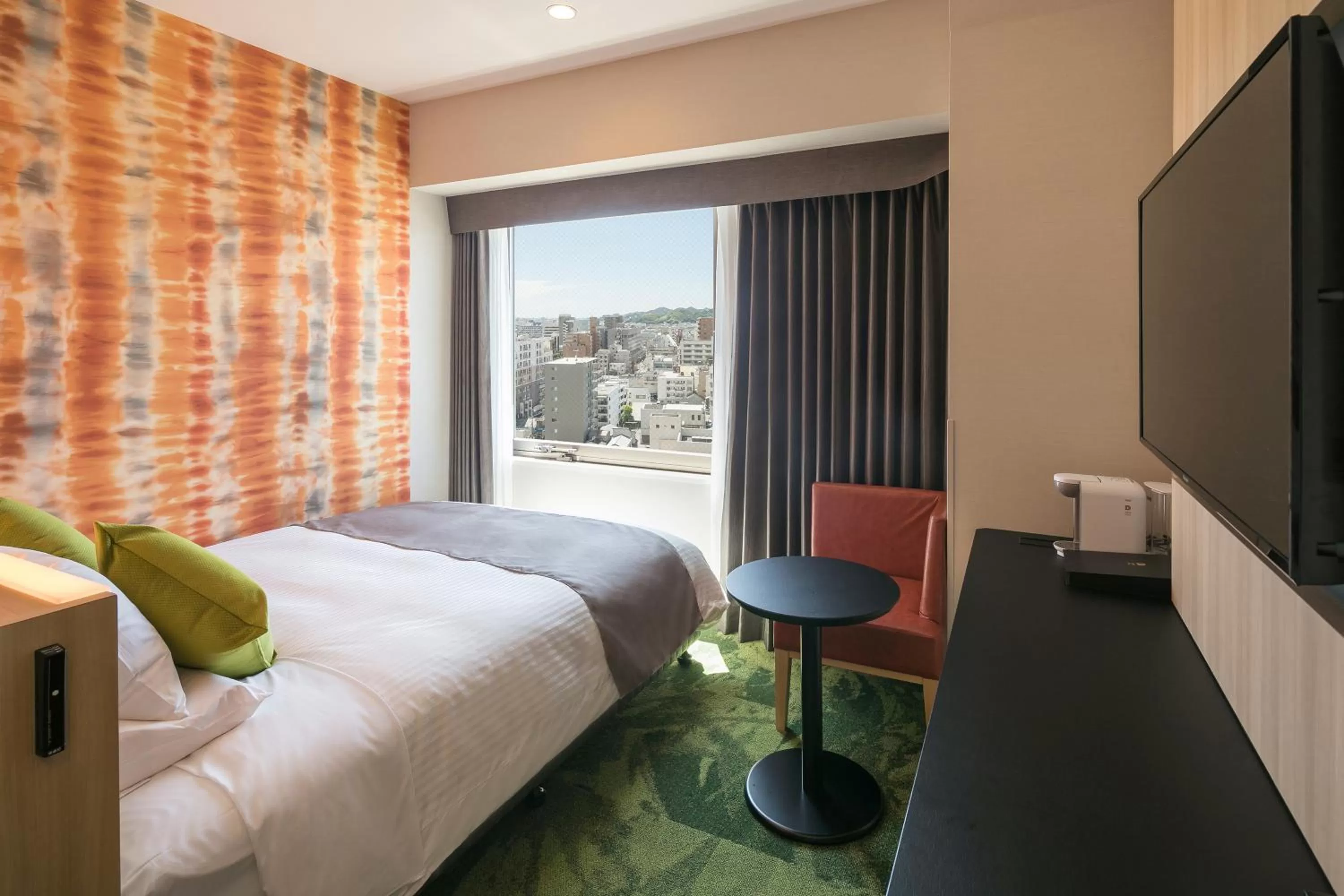 Photo of the whole room, Bed in HOTEL MYSTAYS Matsuyama