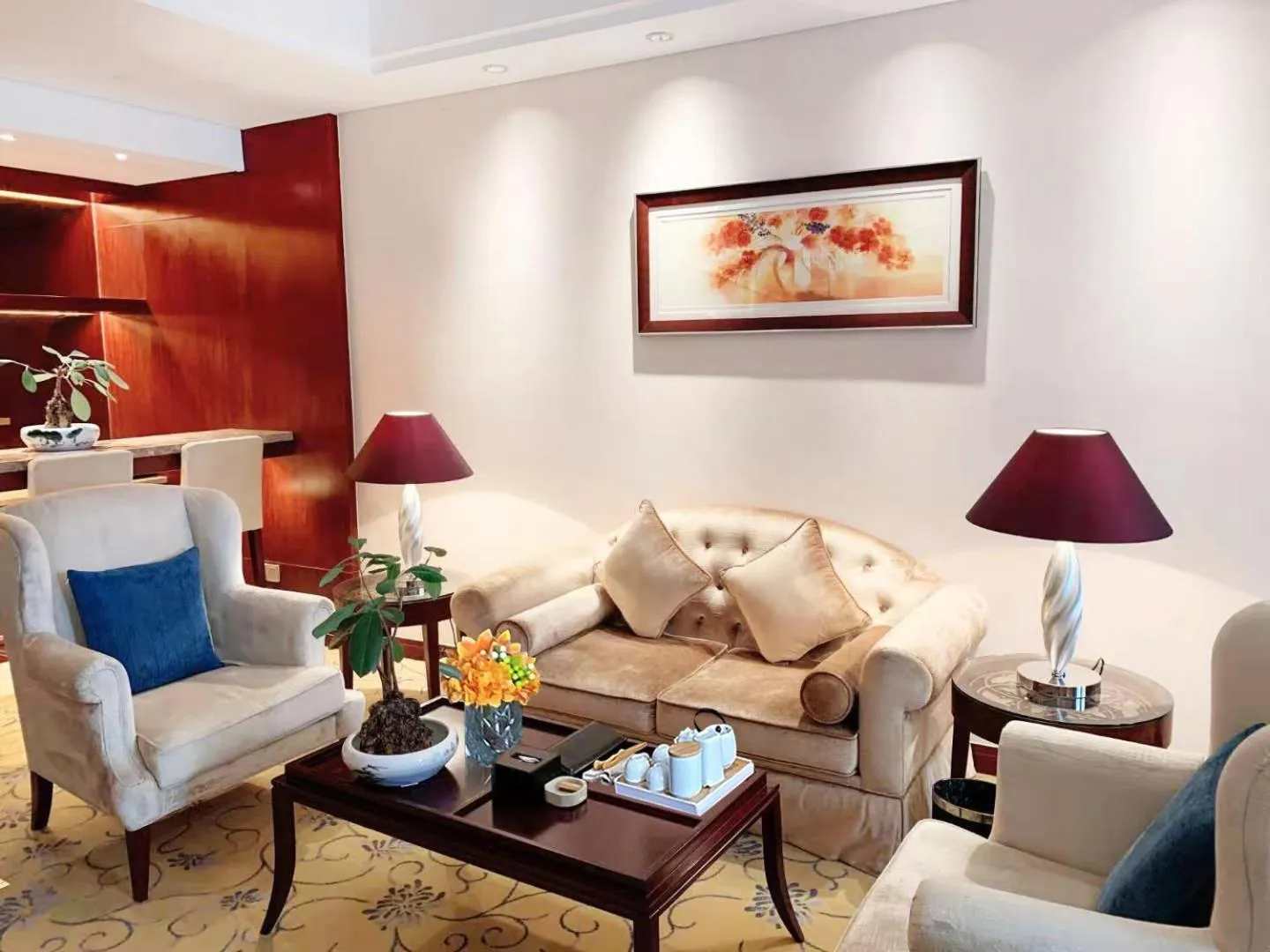 Living room in Howard Johnson Tropical Garden Plaza Kunming Chenggong