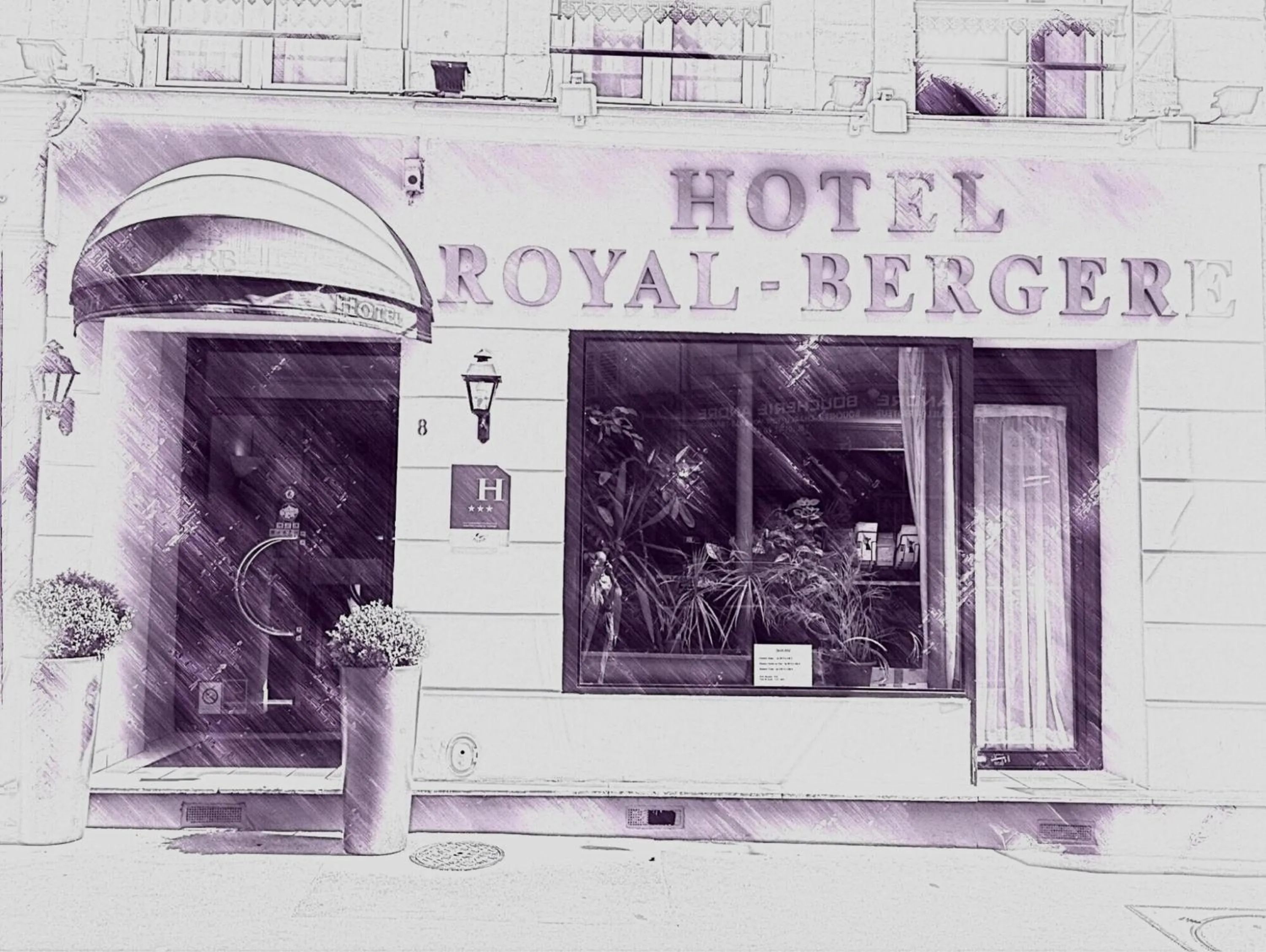 Facade/entrance in Hotel Royal Bergère