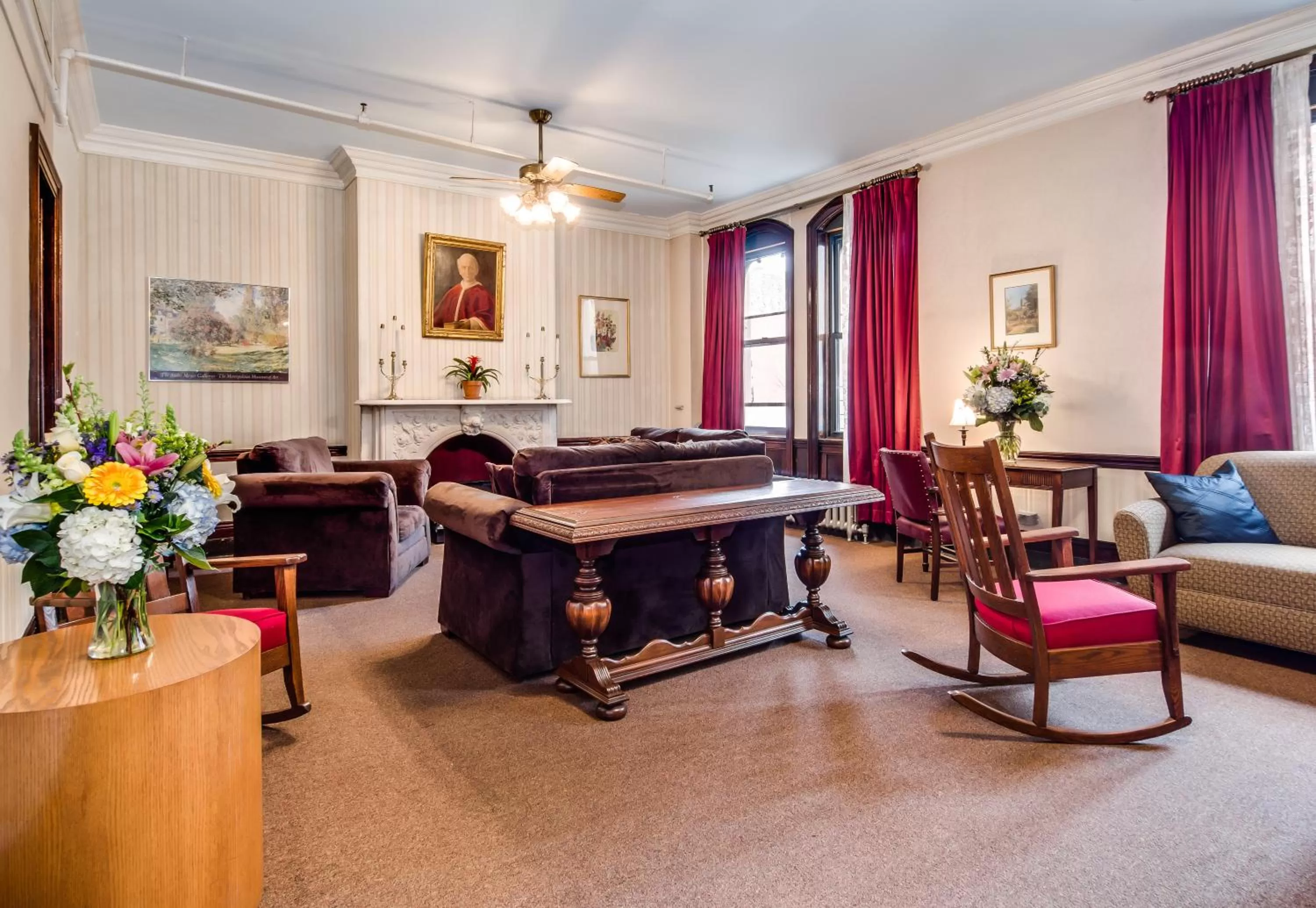 Decorative detail in Leo House