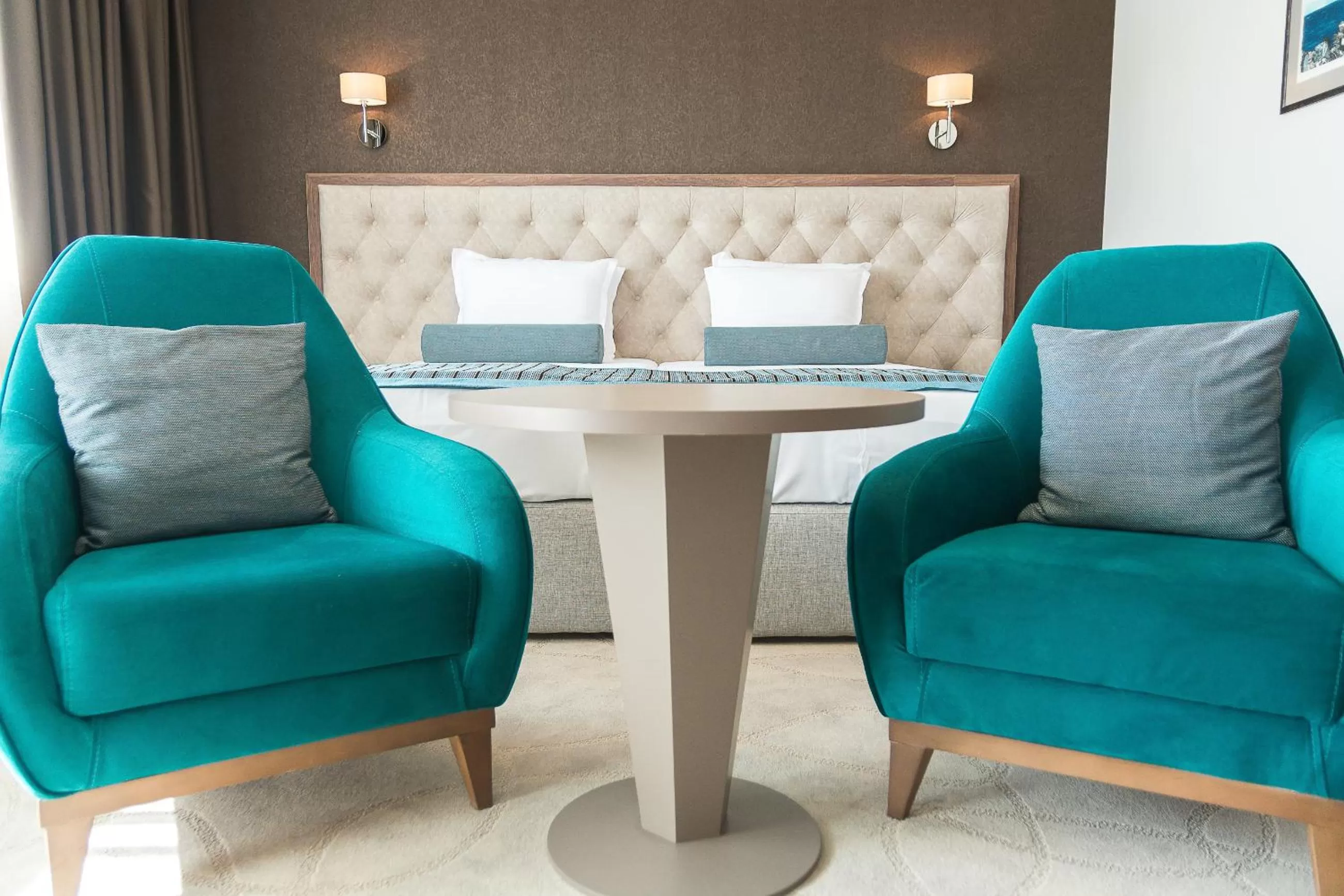 Seating area in Hotel Cherno More