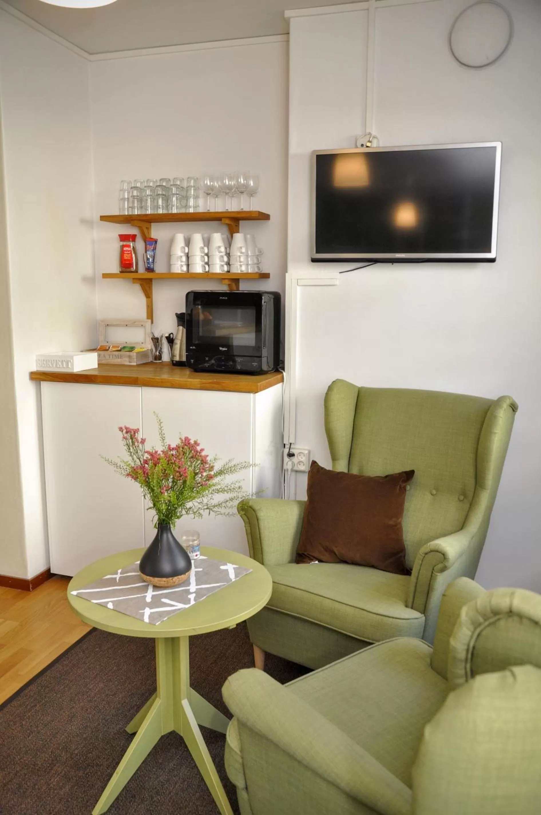 Seating area in Ronneby Cityhotell