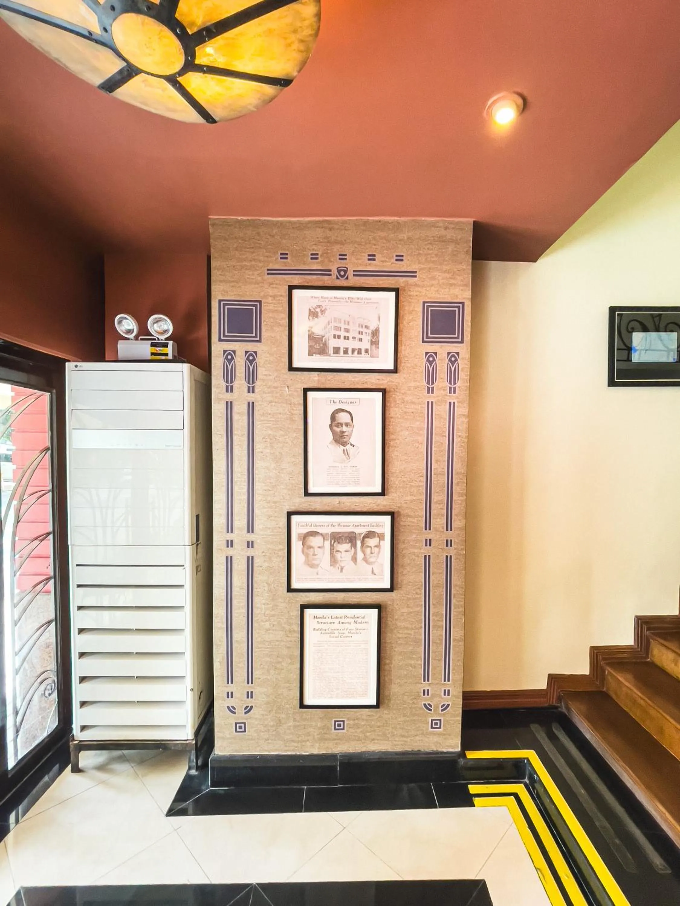 Decorative detail in Miramar Hotel