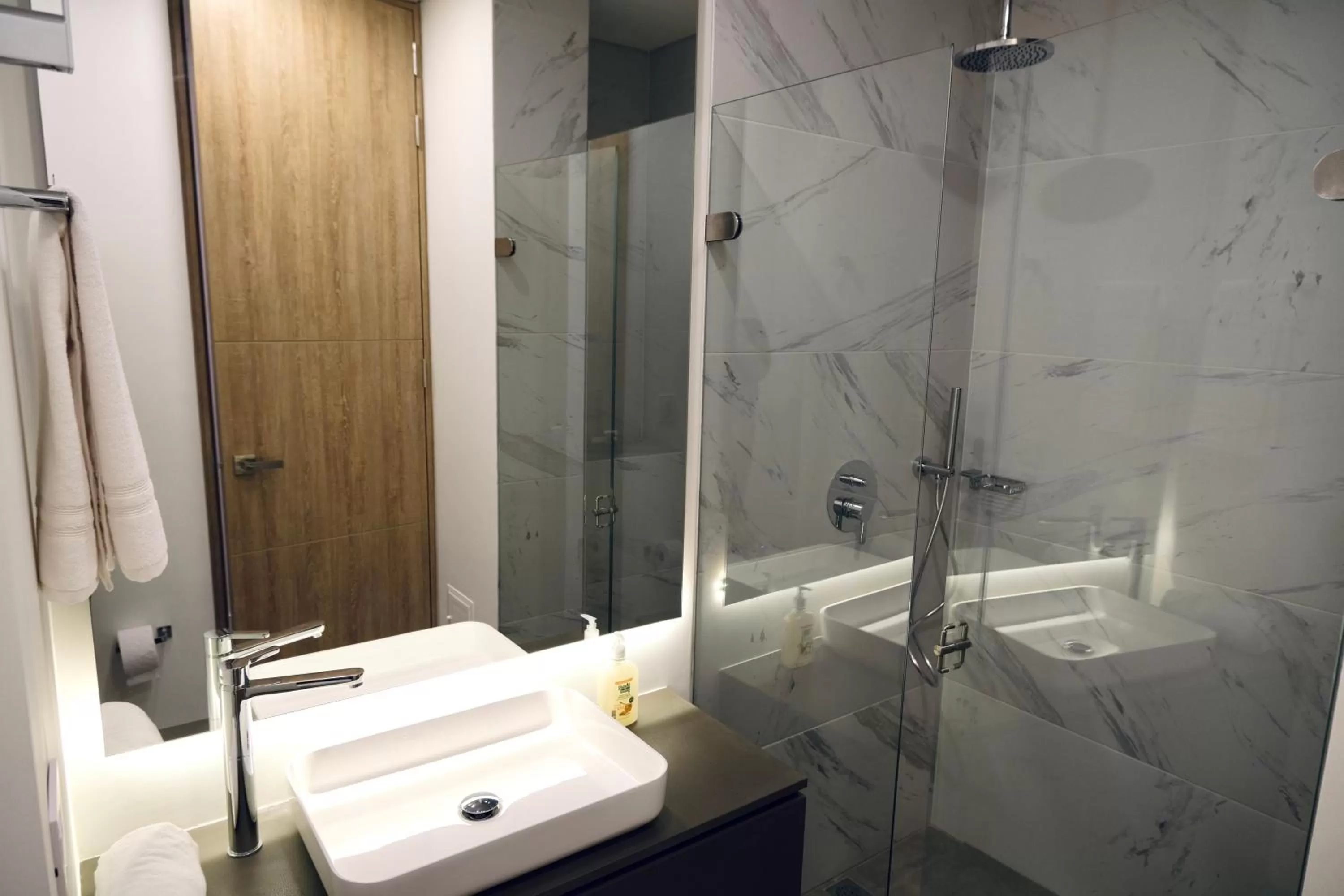 Bathroom in Kubik apartments in Exclusive Virrey