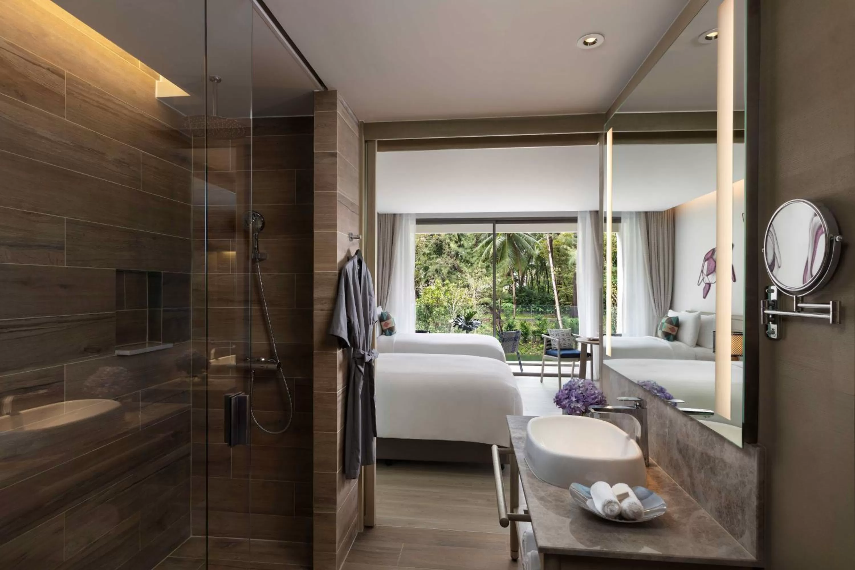 Shower, Bed in Avani Plus Khao Lak Resort