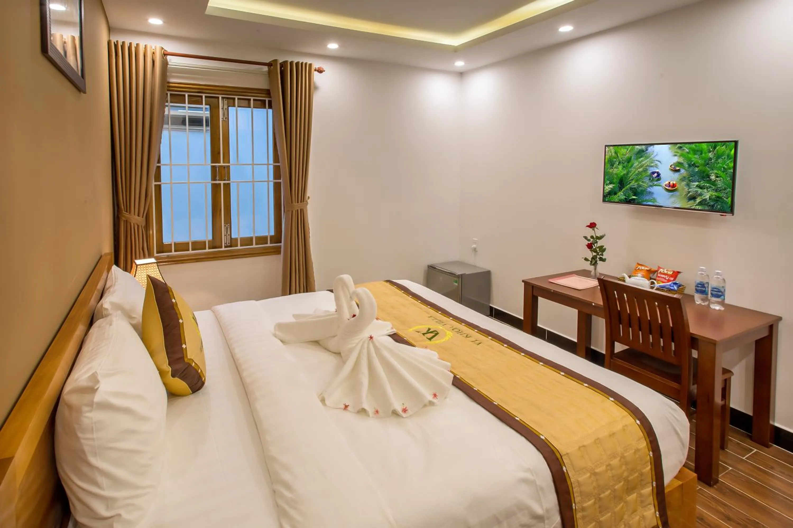 Bedroom, Bed in Hoi An Vi Khoa Villa