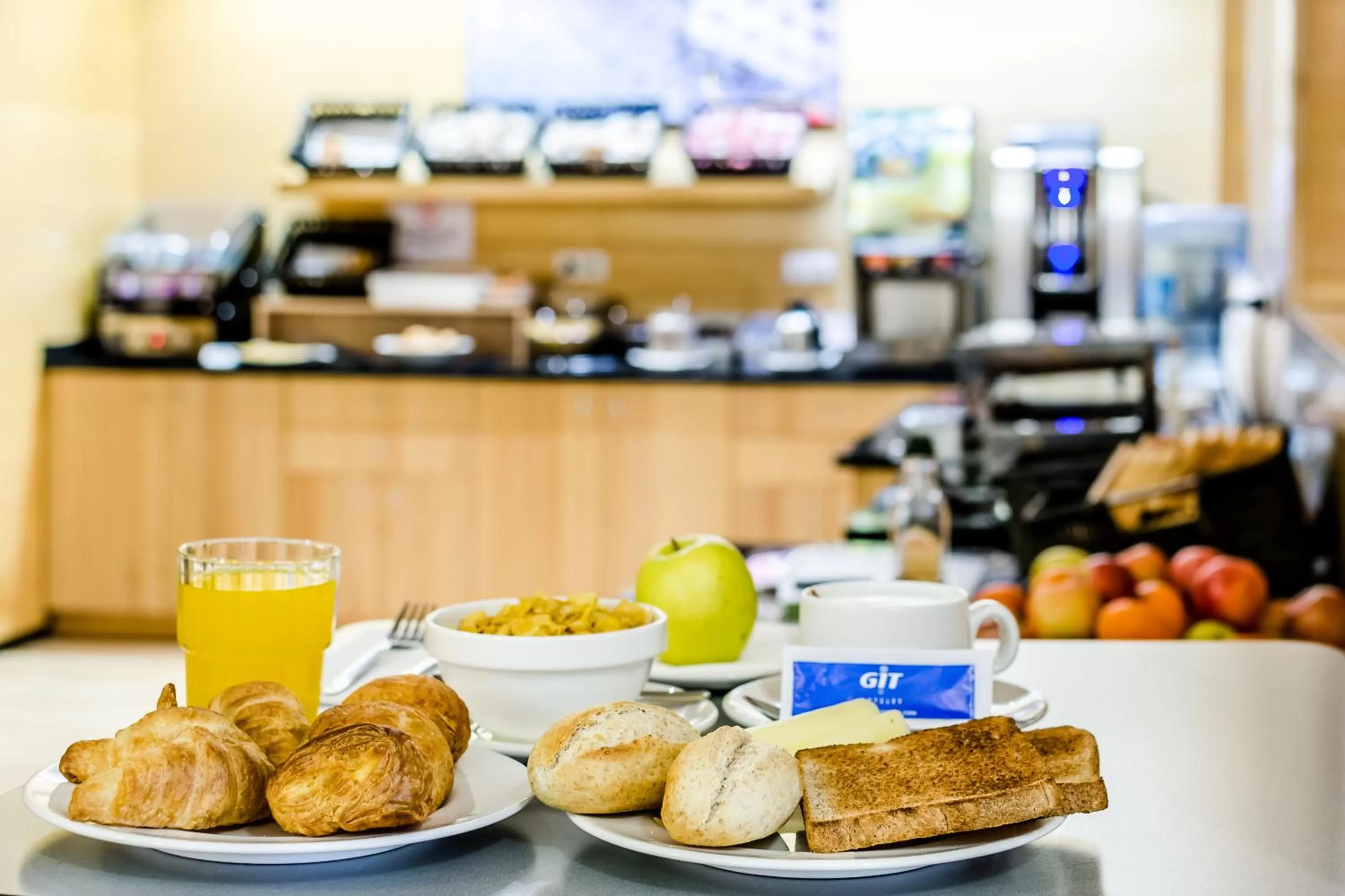 Food close-up in Hotel YIT Ciudad De Zaragoza