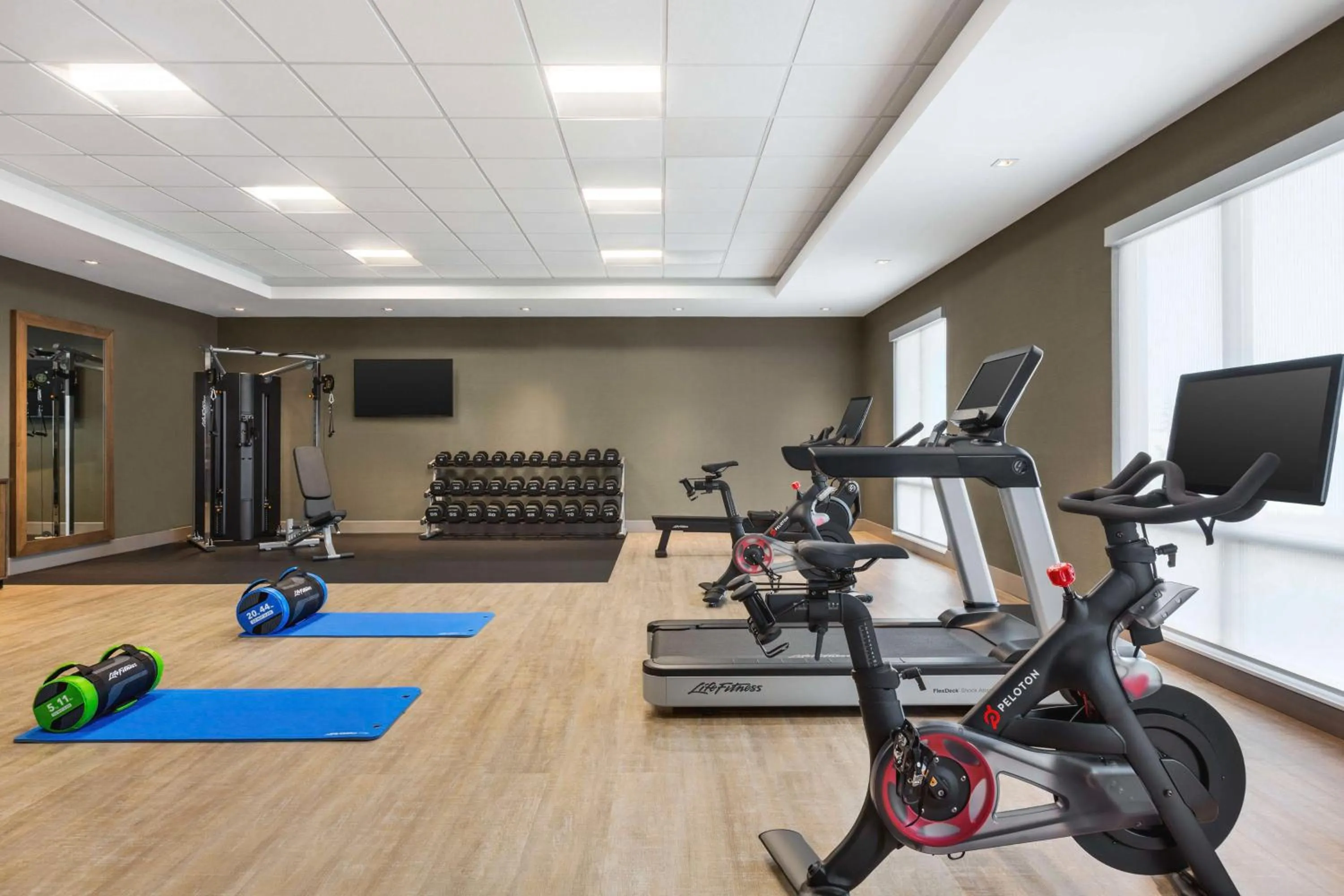 Fitness centre/facilities in Hampton Inn Stockton, Ca