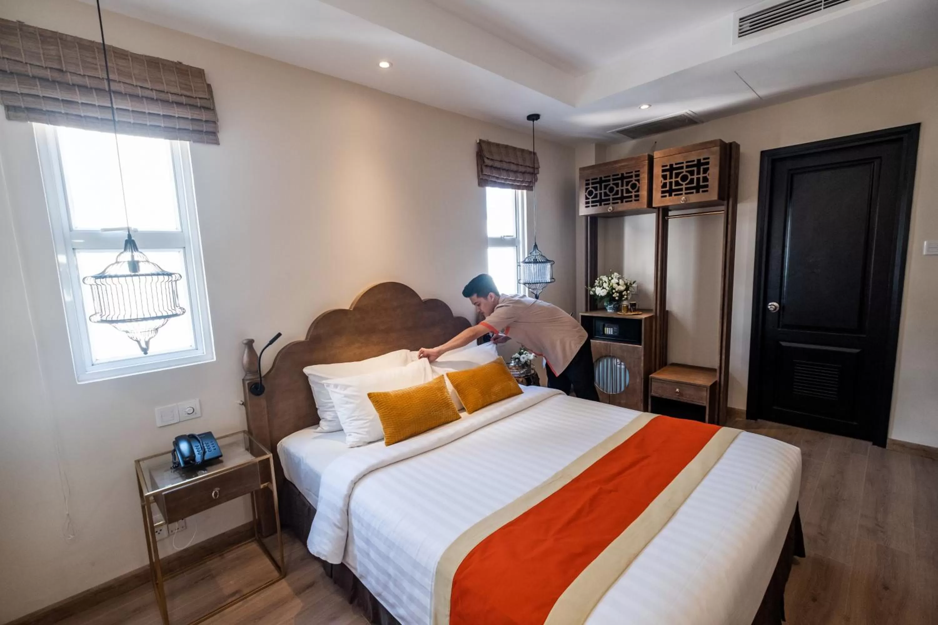 Bedroom, Bed in Sanouva Saigon Hotel