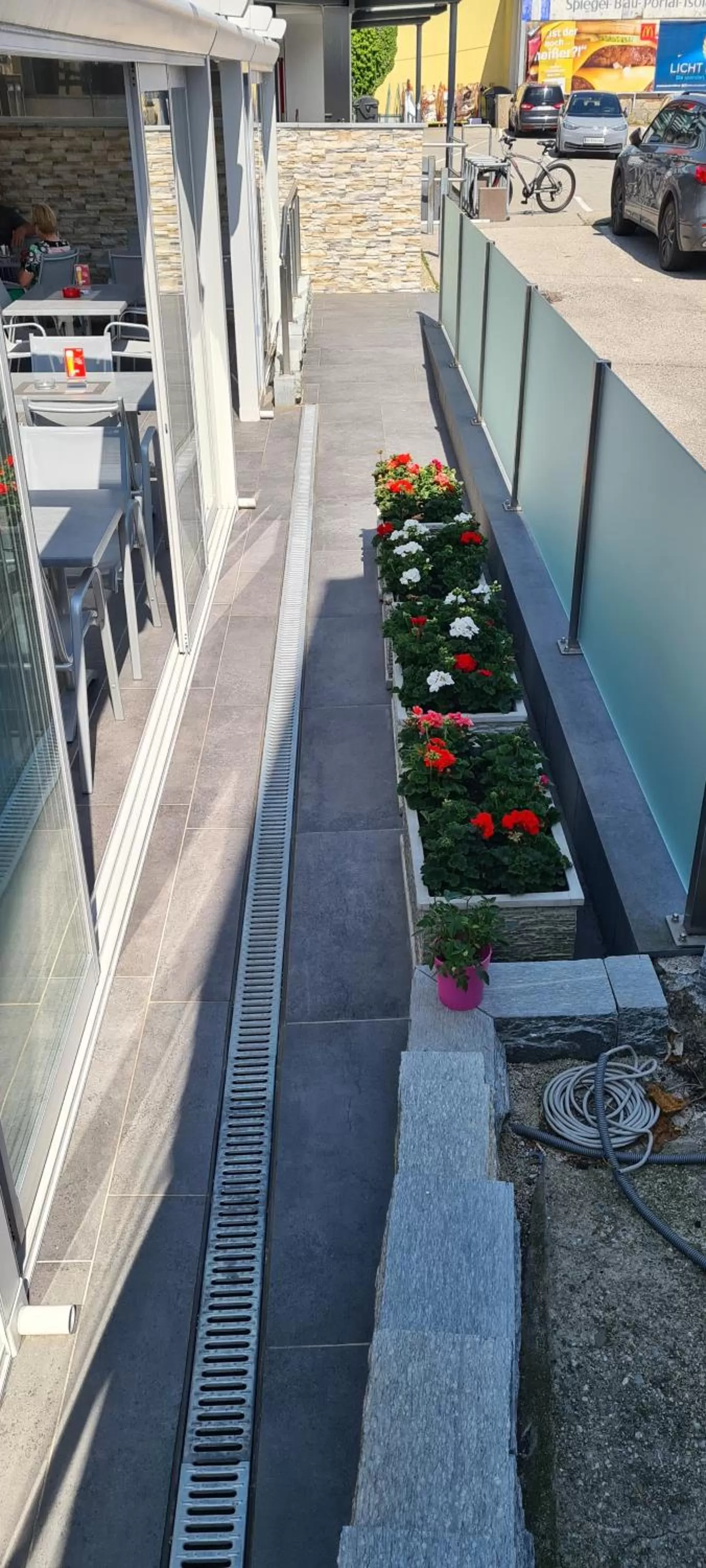 Balcony/Terrace, Pool View in Hotel Am Limes