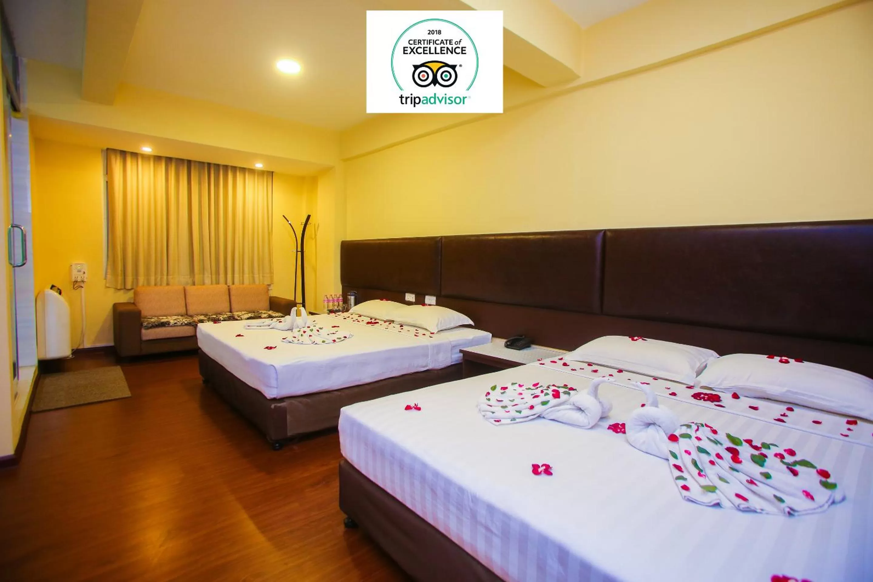 Bed in Grace Treasure Hotel