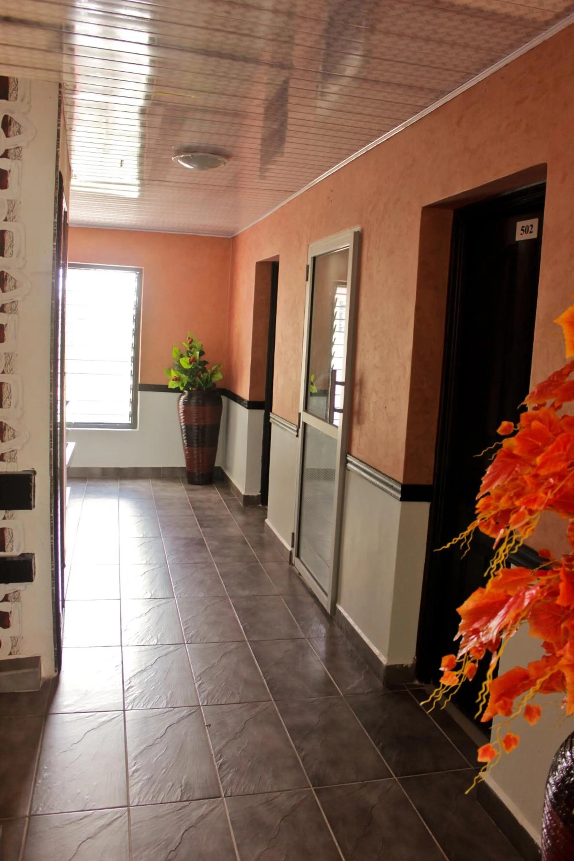 Patio in Hadassah Hotel