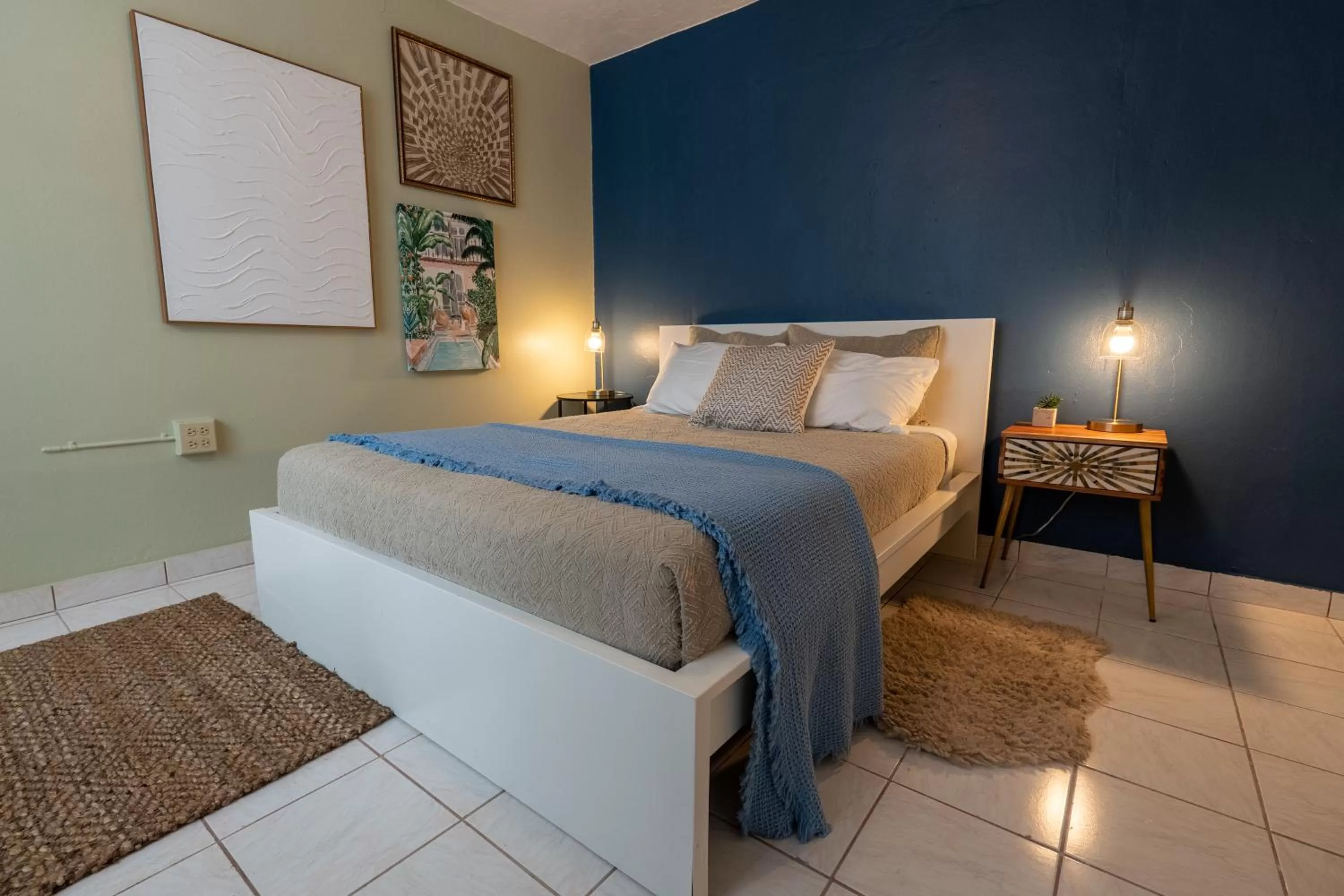 Bed in El Flamingo Beach Club