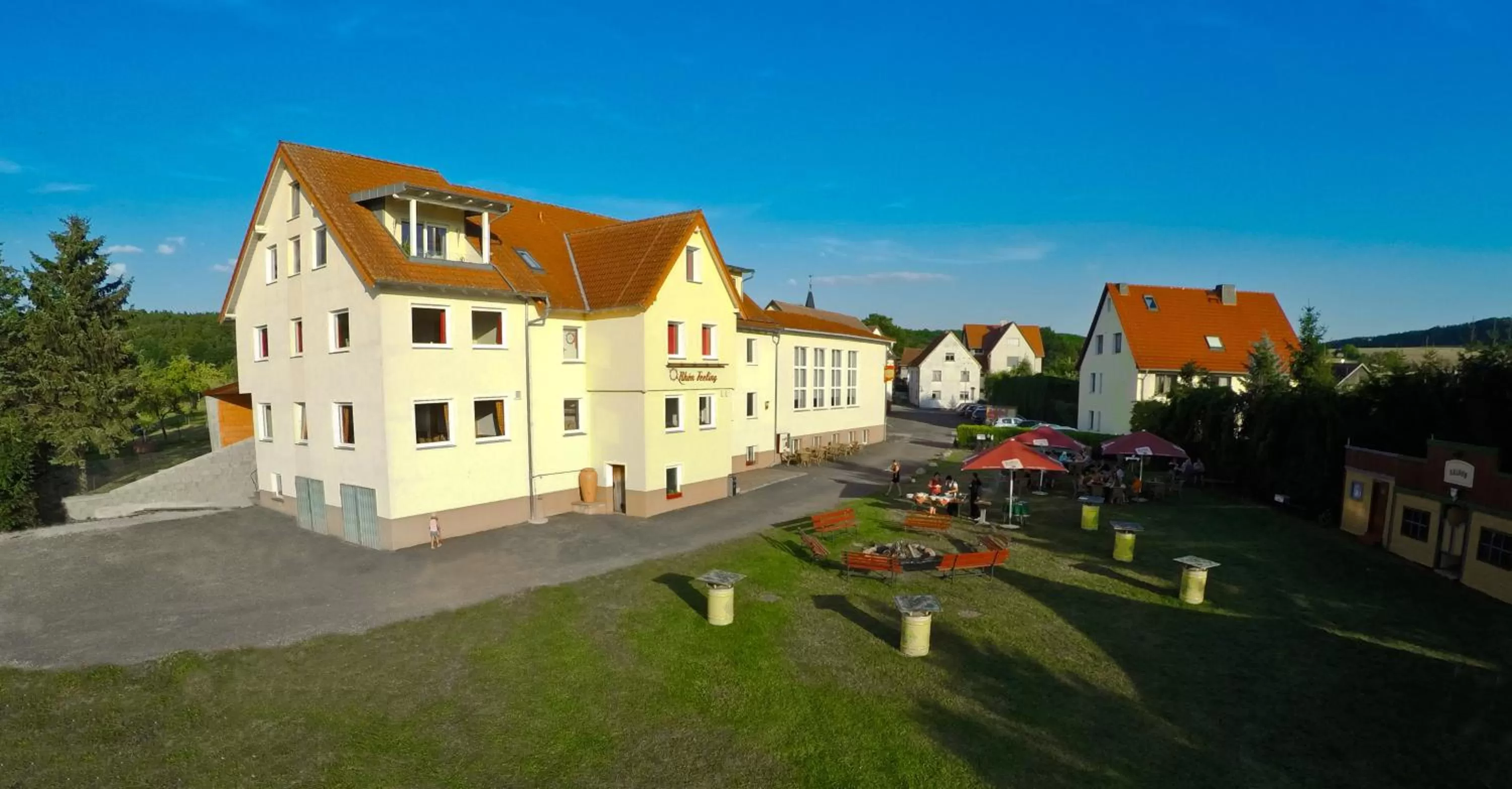 BBQ facilities, Property Building in Familienhotel "Rhön Feeling"