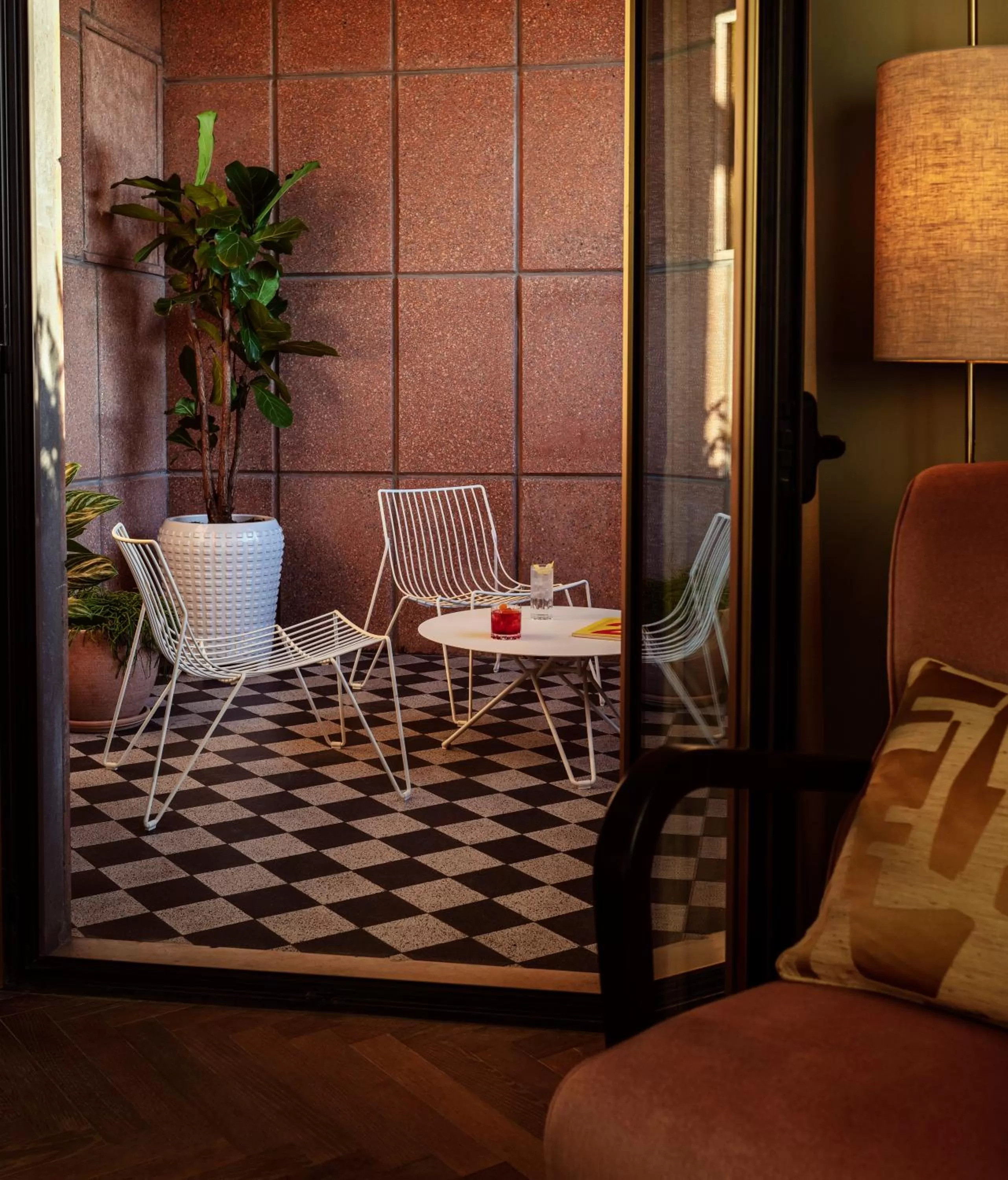 Balcony/Terrace in The Hoxton, Rome