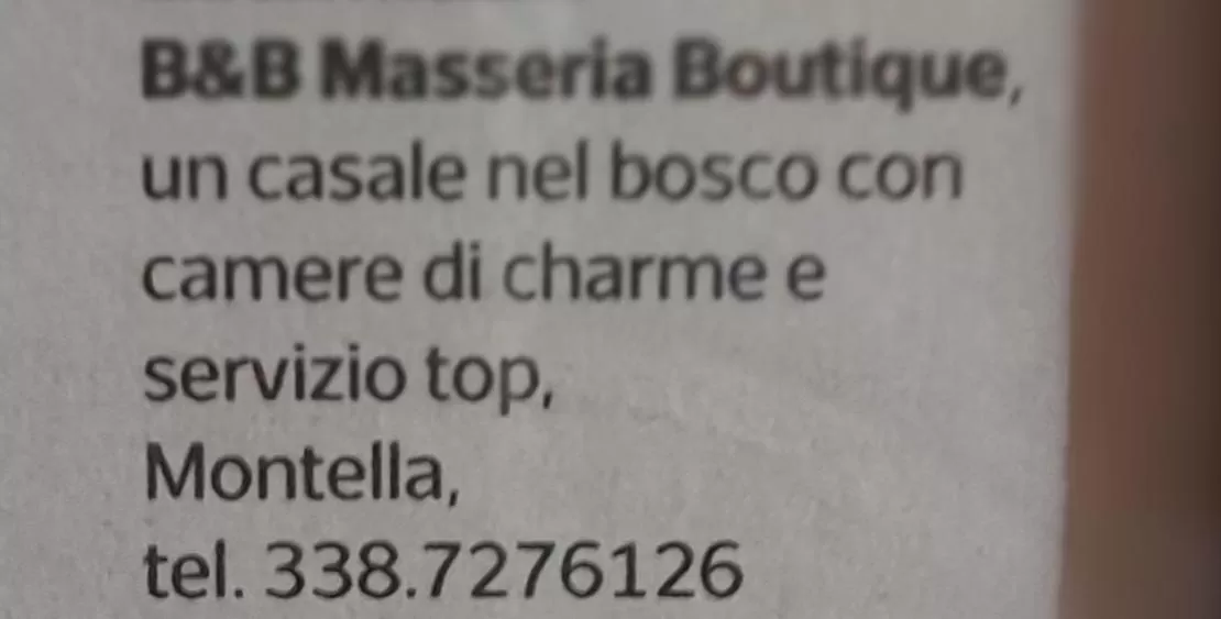 Masseria boutique b&b