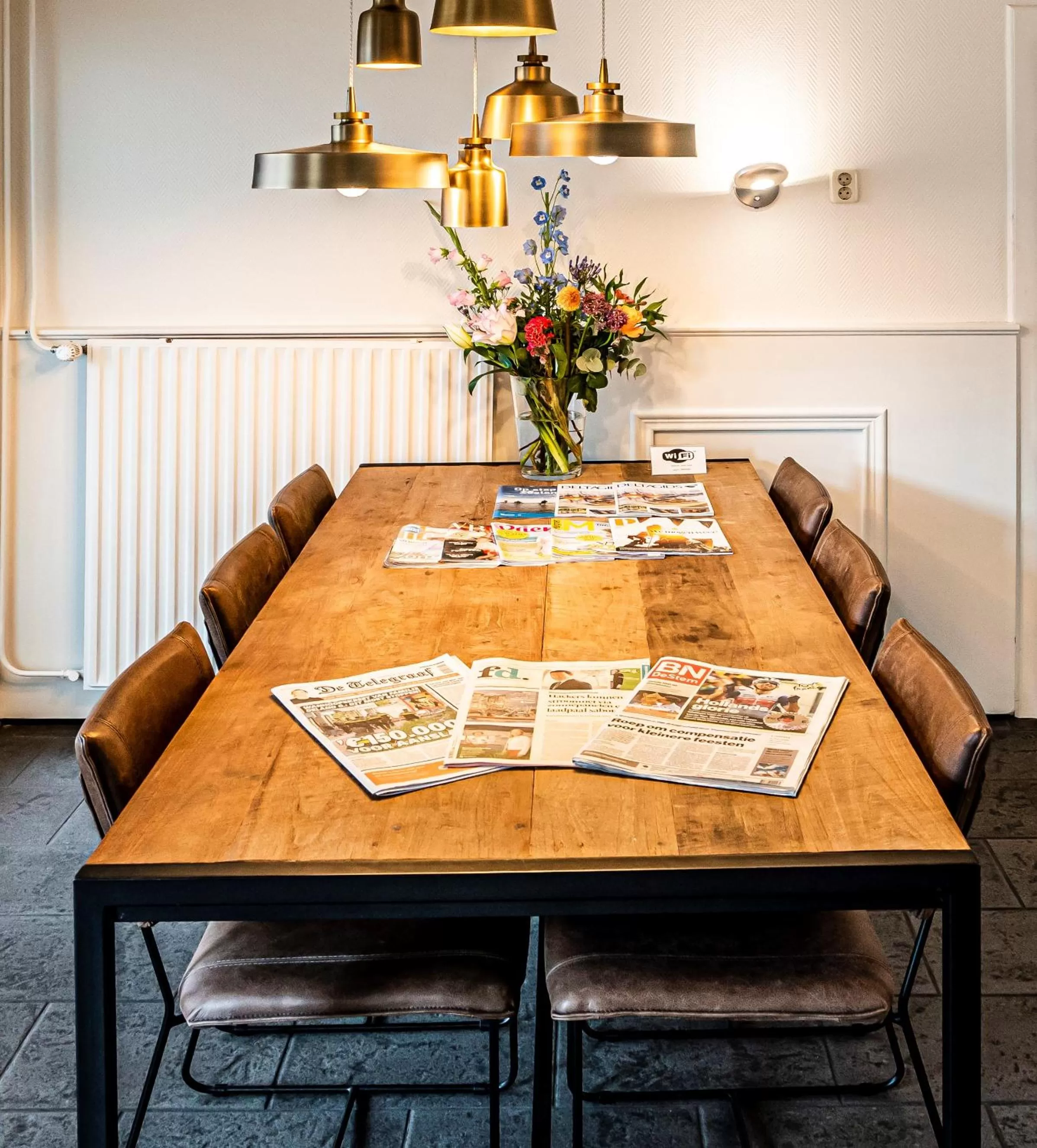 Lobby or reception in Hotel Hulst