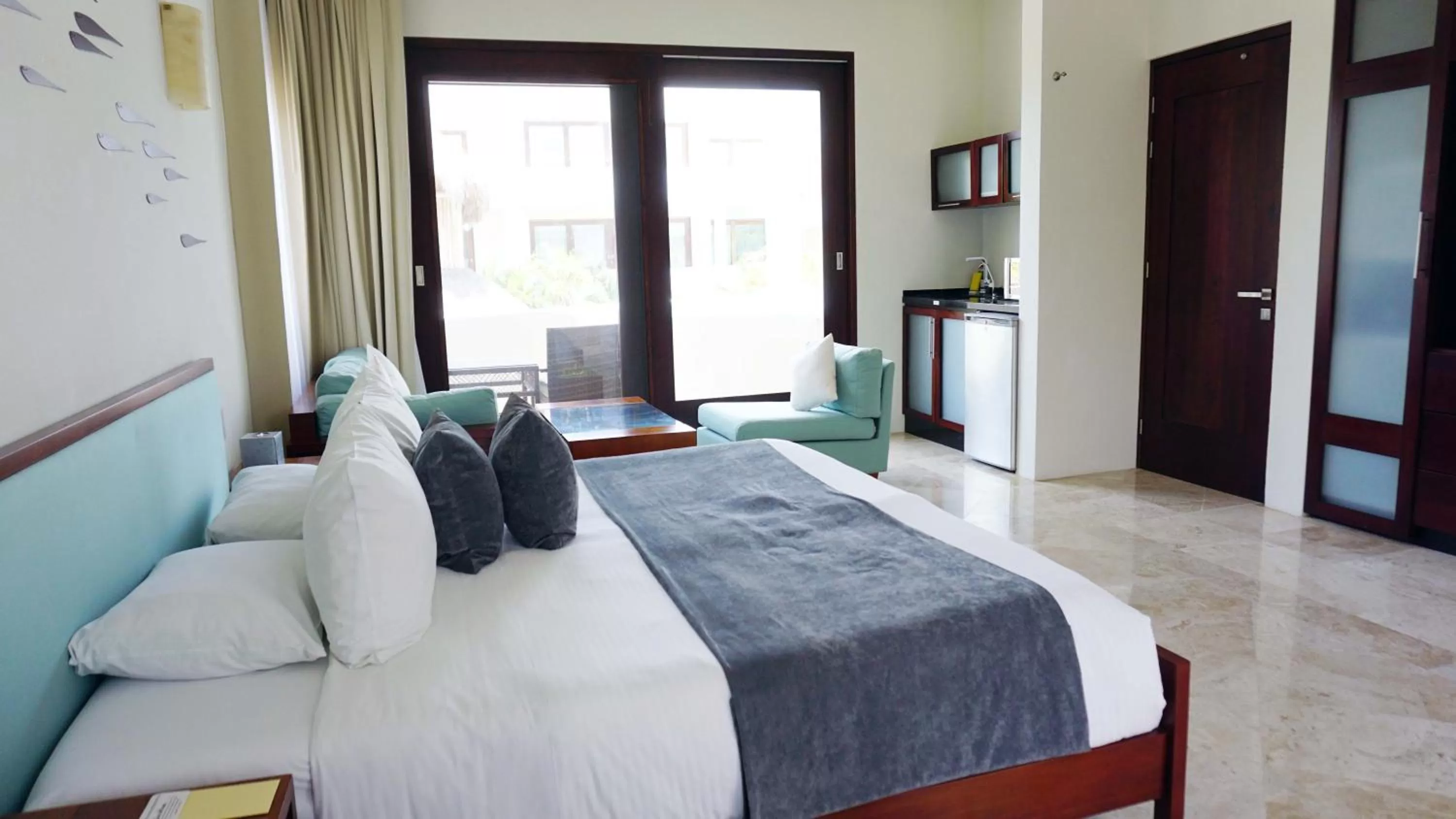 Bed in Intima Resort Tulum Adults Only (Clothing Optional)