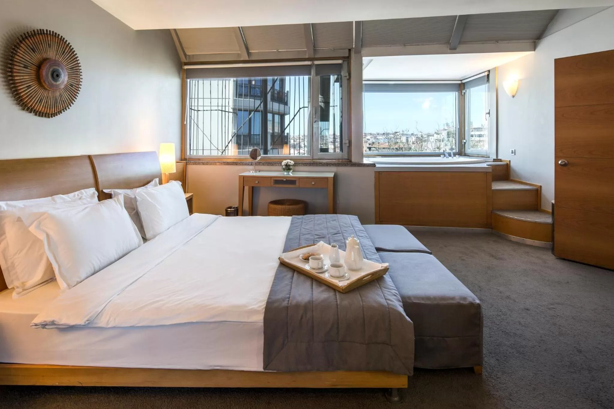 Bed in Taxim Suites Residences Istanbul