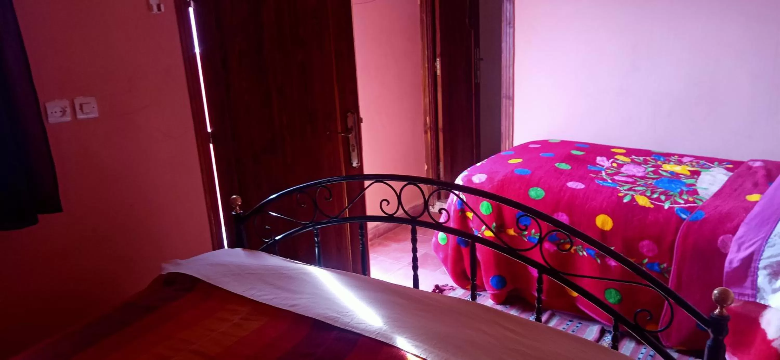 Bed in Riad Tifor