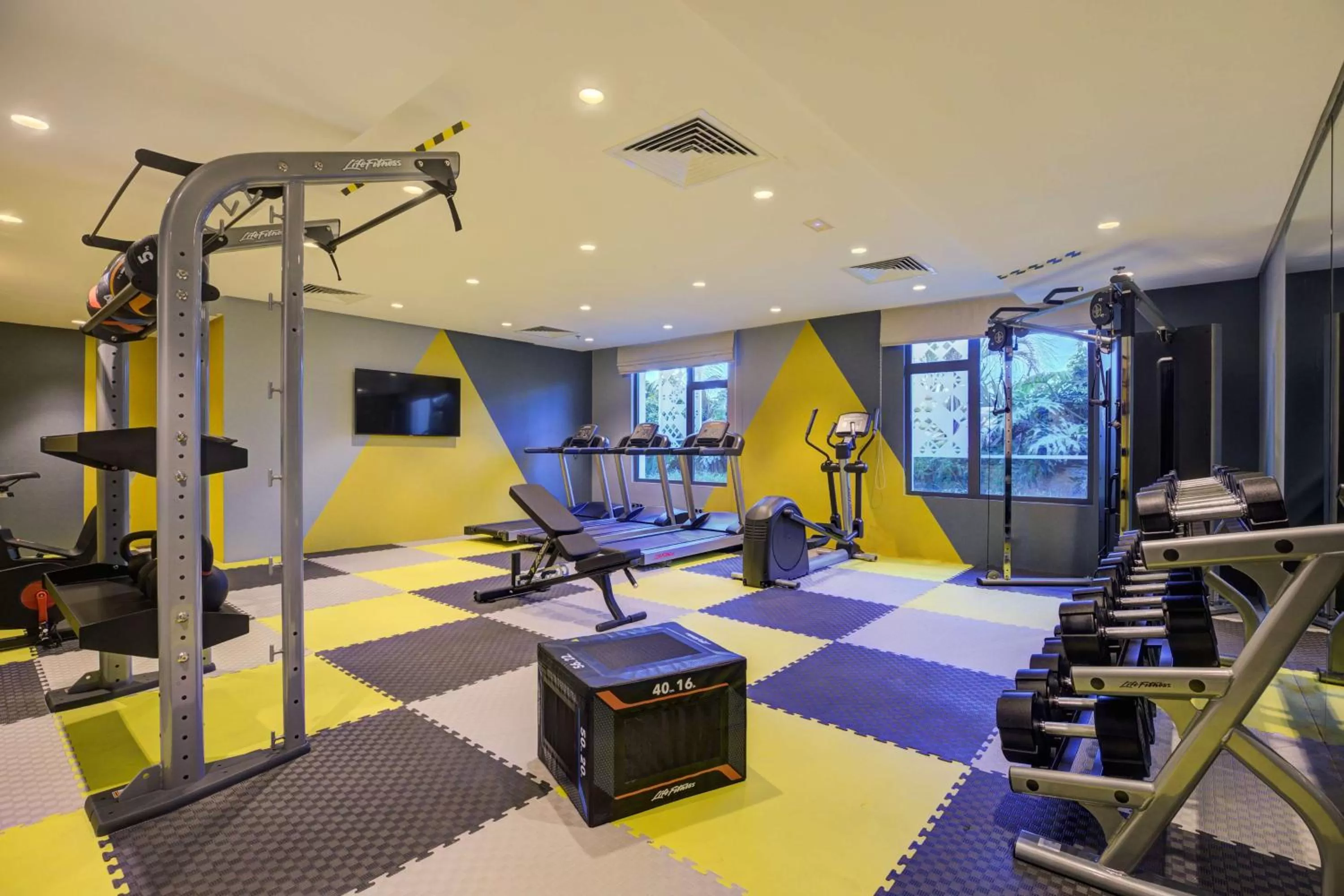 Fitness centre/facilities in Hilton Garden Inn Casablanca Sud