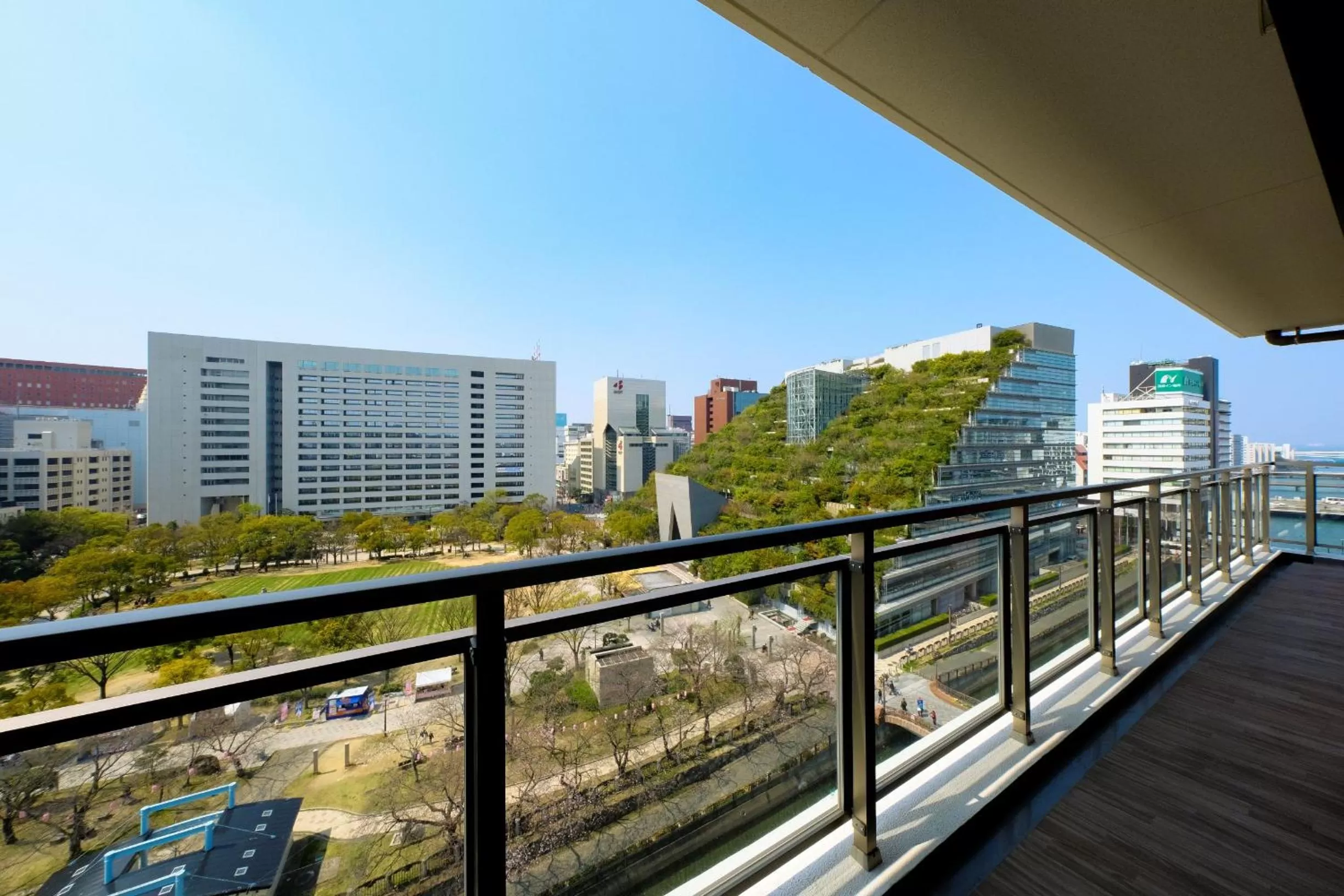 Balcony/Terrace in Hotel Grandolce HAKATA